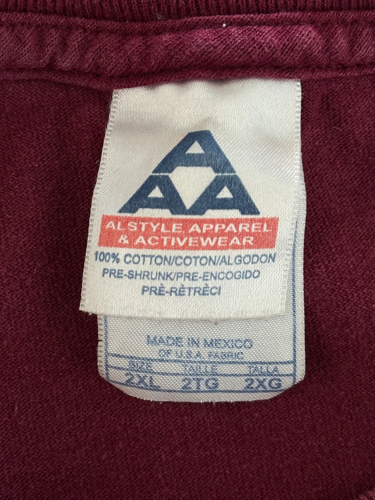 Vintage Burgundy Martin Luther King Graphic T-Shirt