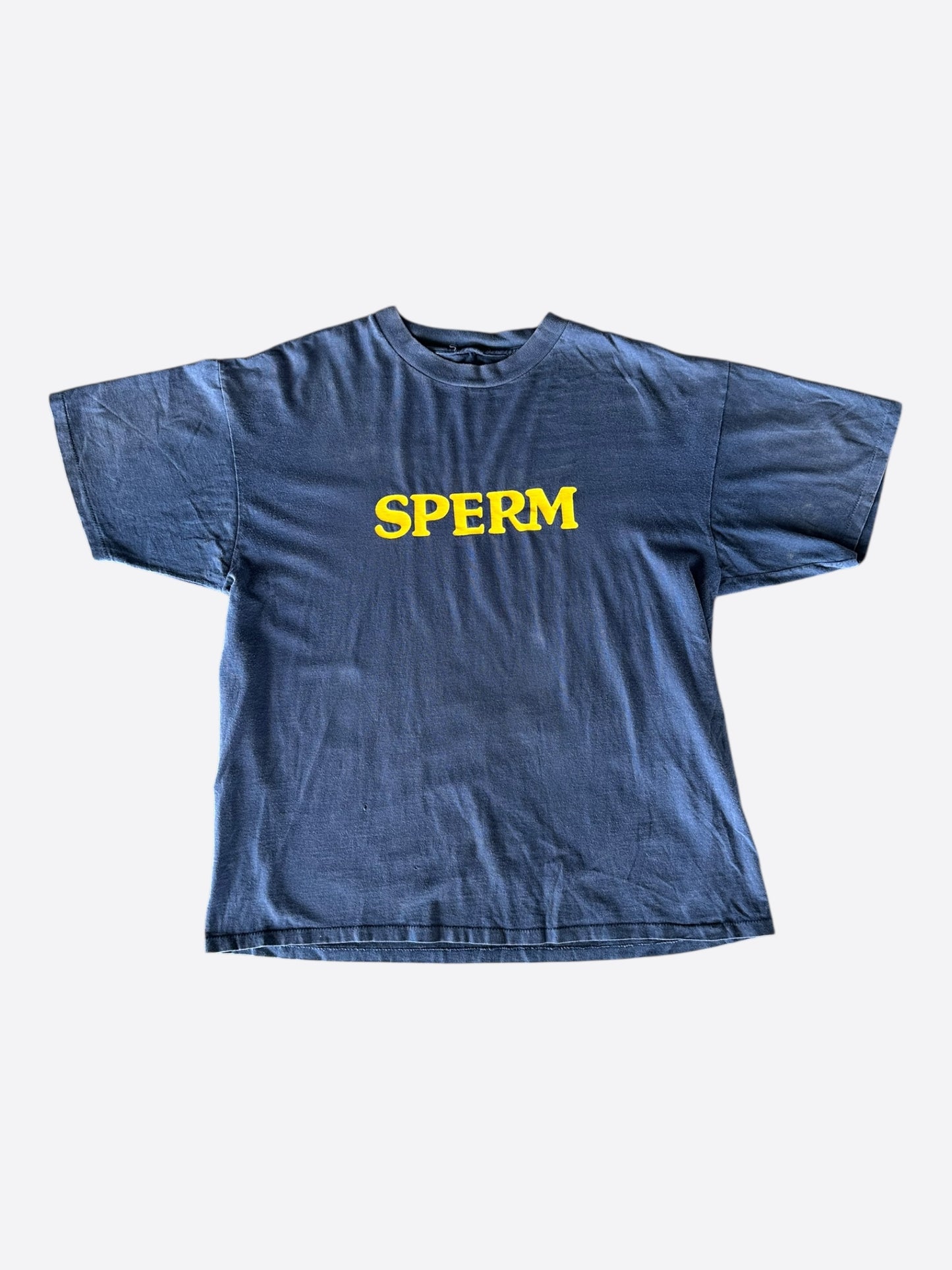 Vintage Navy Spam Parody Graphic T-Shirt