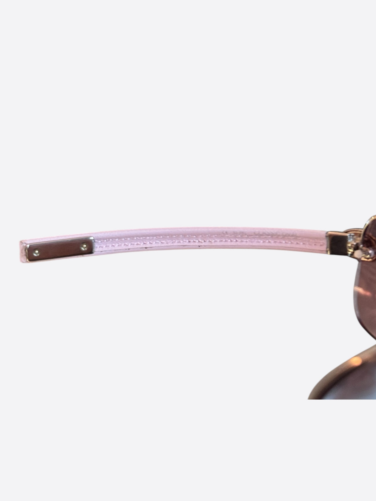 Chrome Hearts Pink & Silver Classic Oval Sunglasses