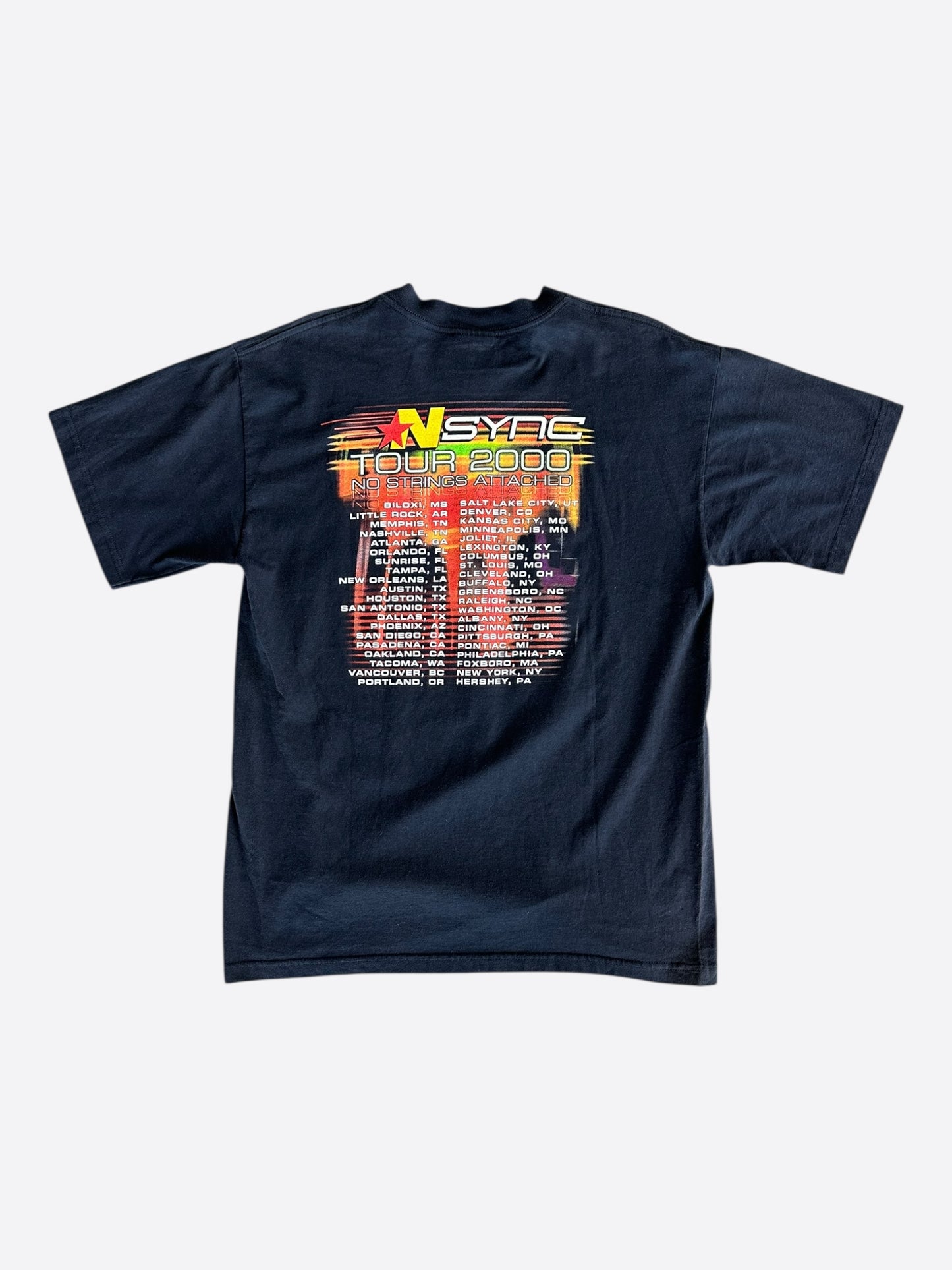 Vintage Black NSYNC No Strings Attached Tour T-Shirt