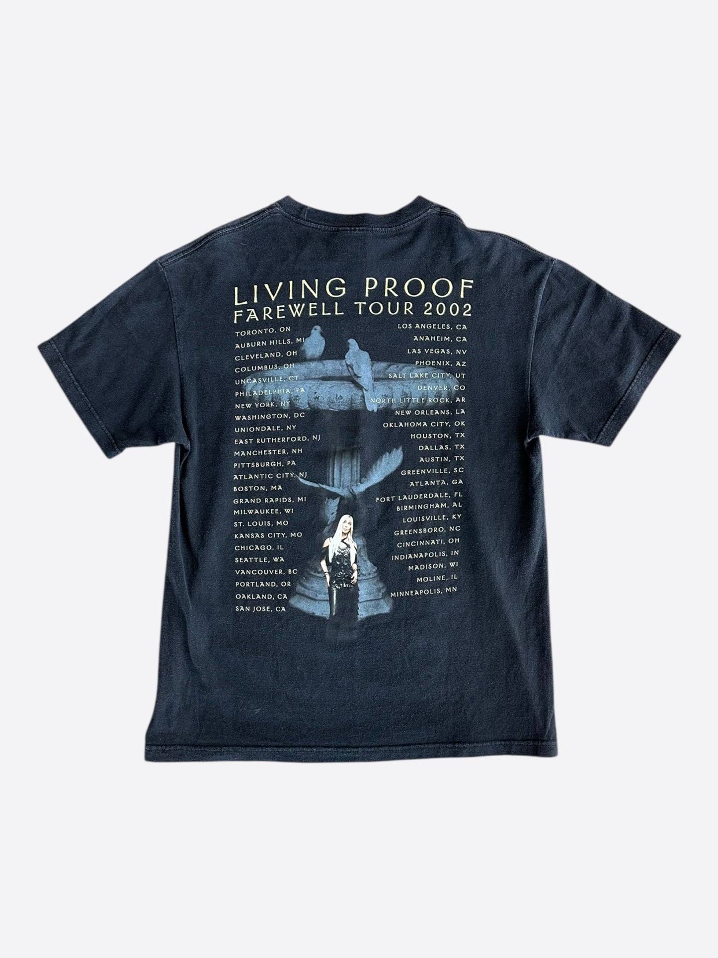 Vintage Black Cher Living Proof Farewell Tour T-Shirt