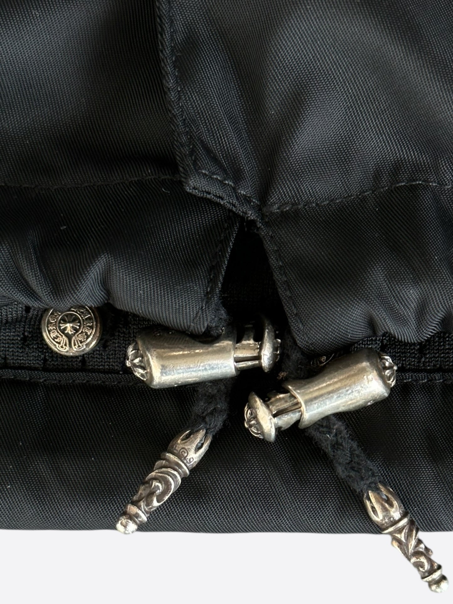 Chrome Hearts Black Eyechart Coach Jacket