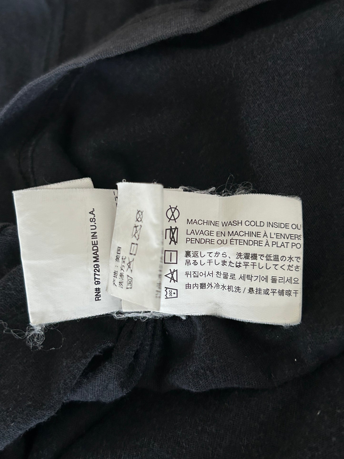 Chrome Hearts Black & White Floral Star T-Shirt