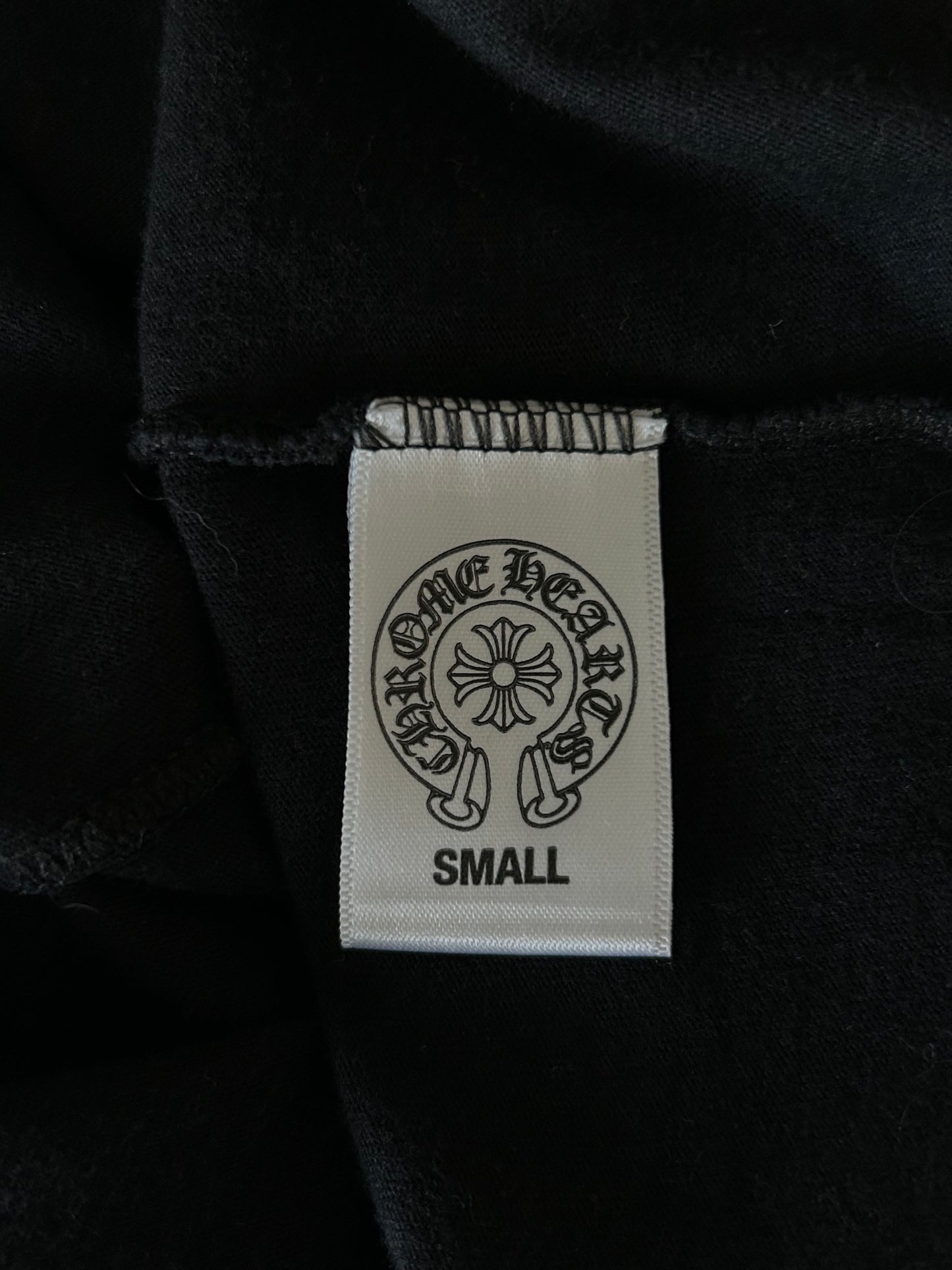 Chrome Hearts Black & White Los Angeles Horseshoe Logo T-Shirt