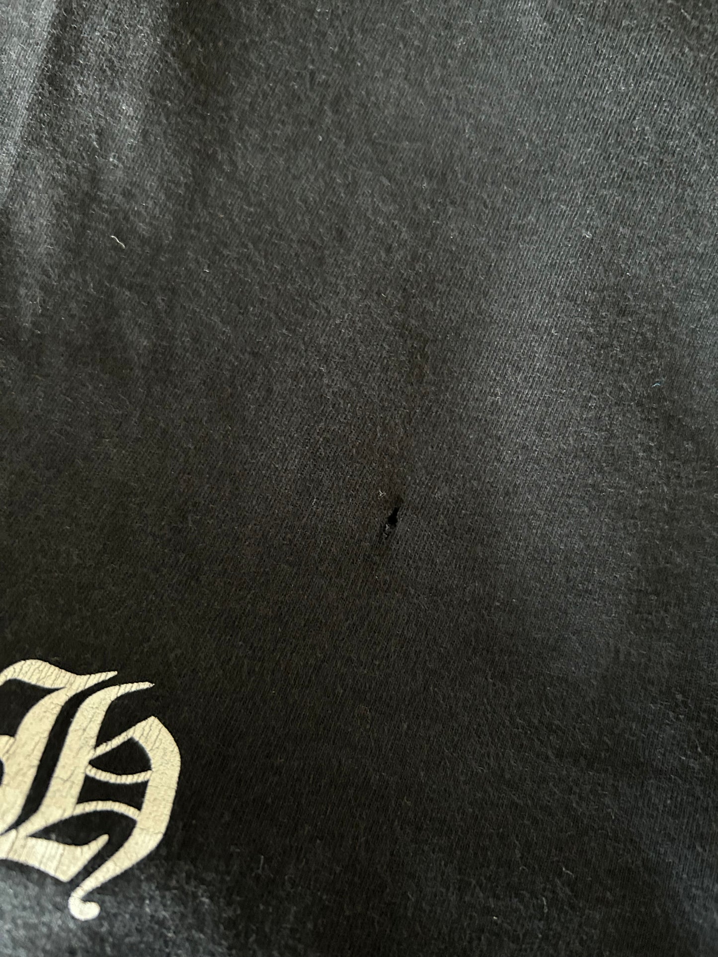 Chrome Hearts Black & White Los Angeles Horseshoe Logo T-Shirt