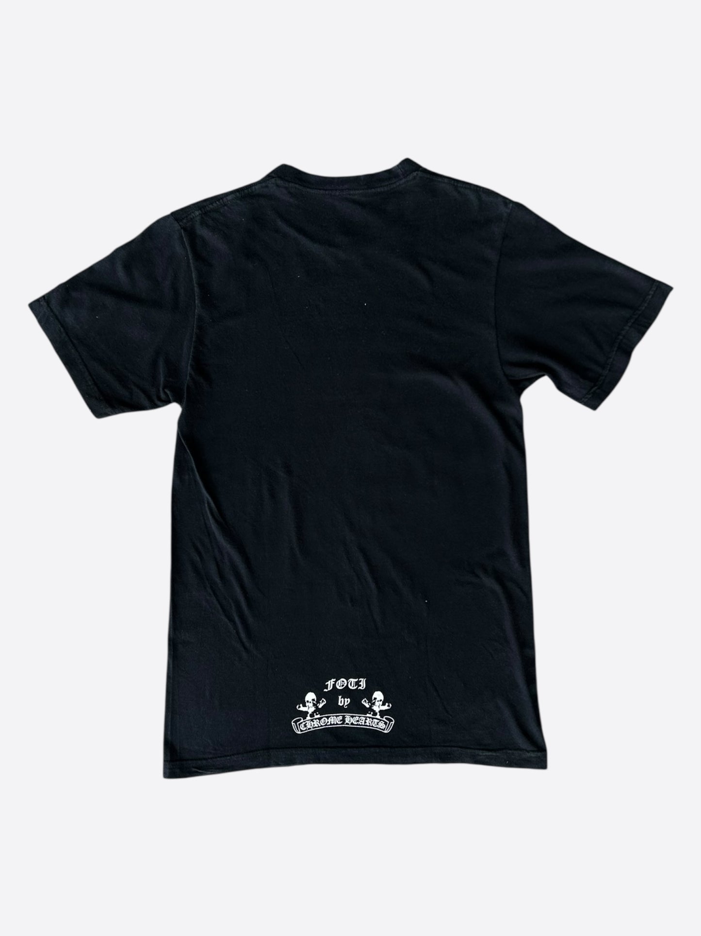 Chrome Hearts Black & White Foti Graphic T-Shirt