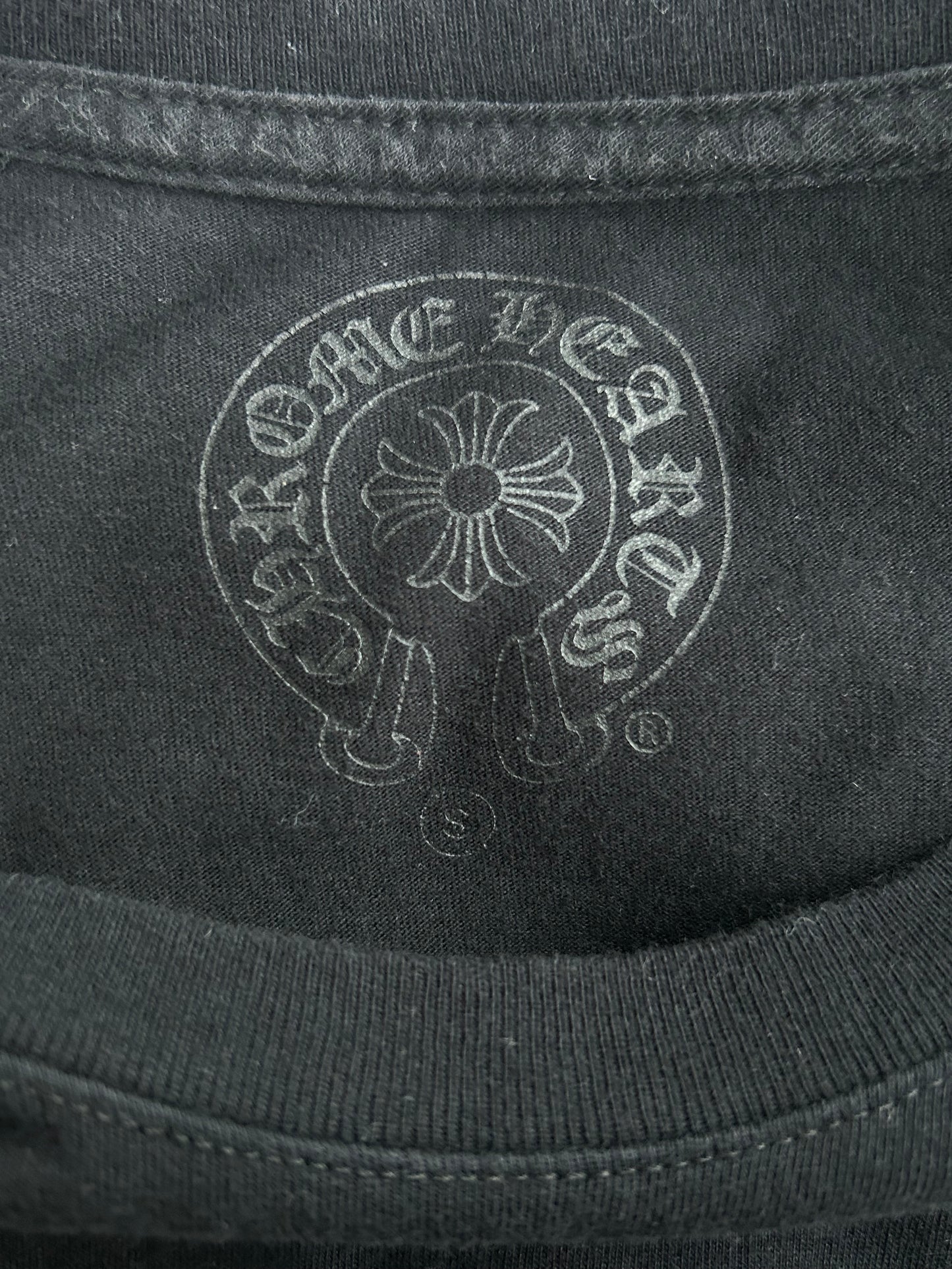 Chrome Hearts Black & White Triple Cross T-Shirt