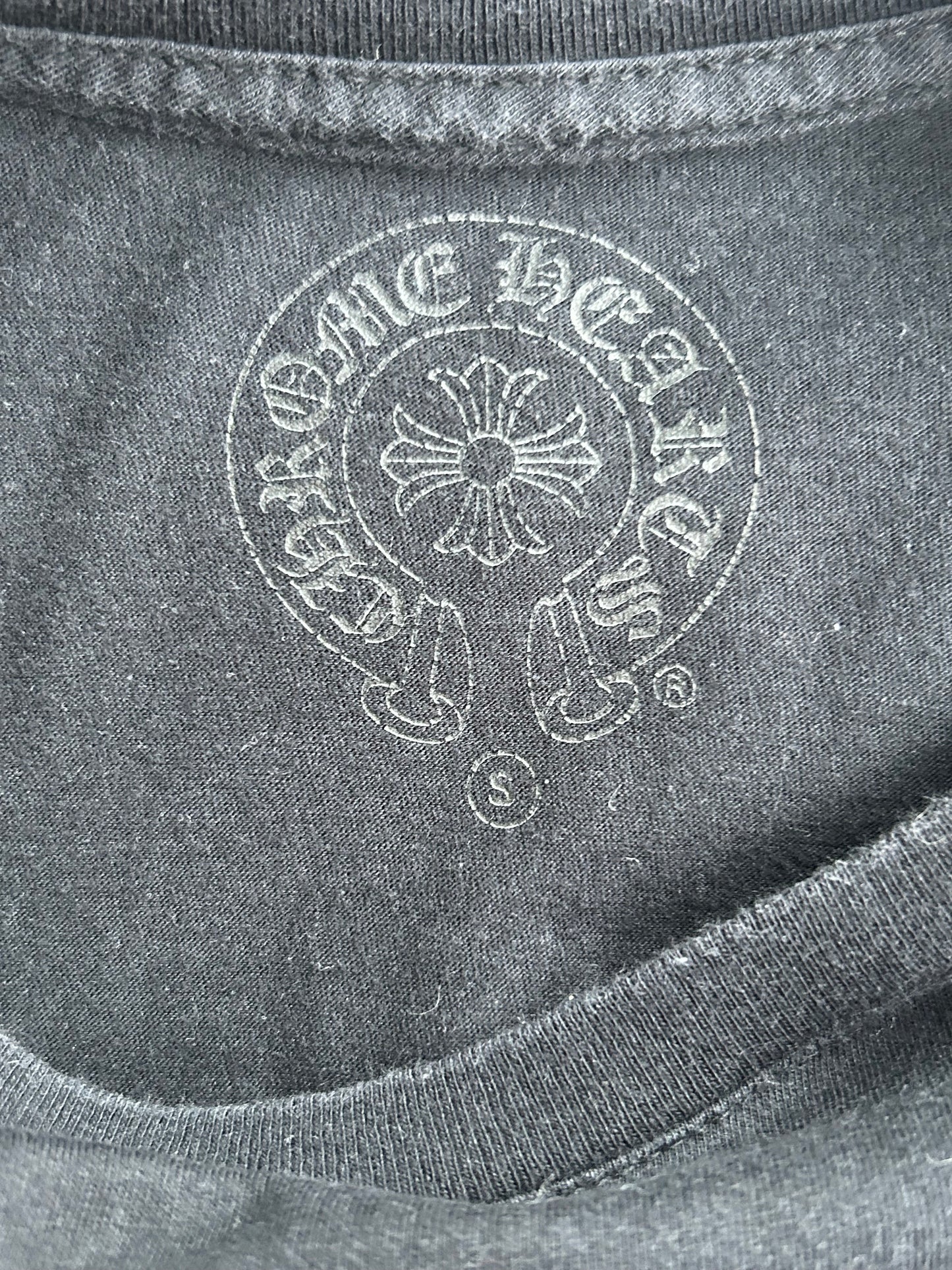 Chrome Hearts Black & White Cross Logo T-Shirt