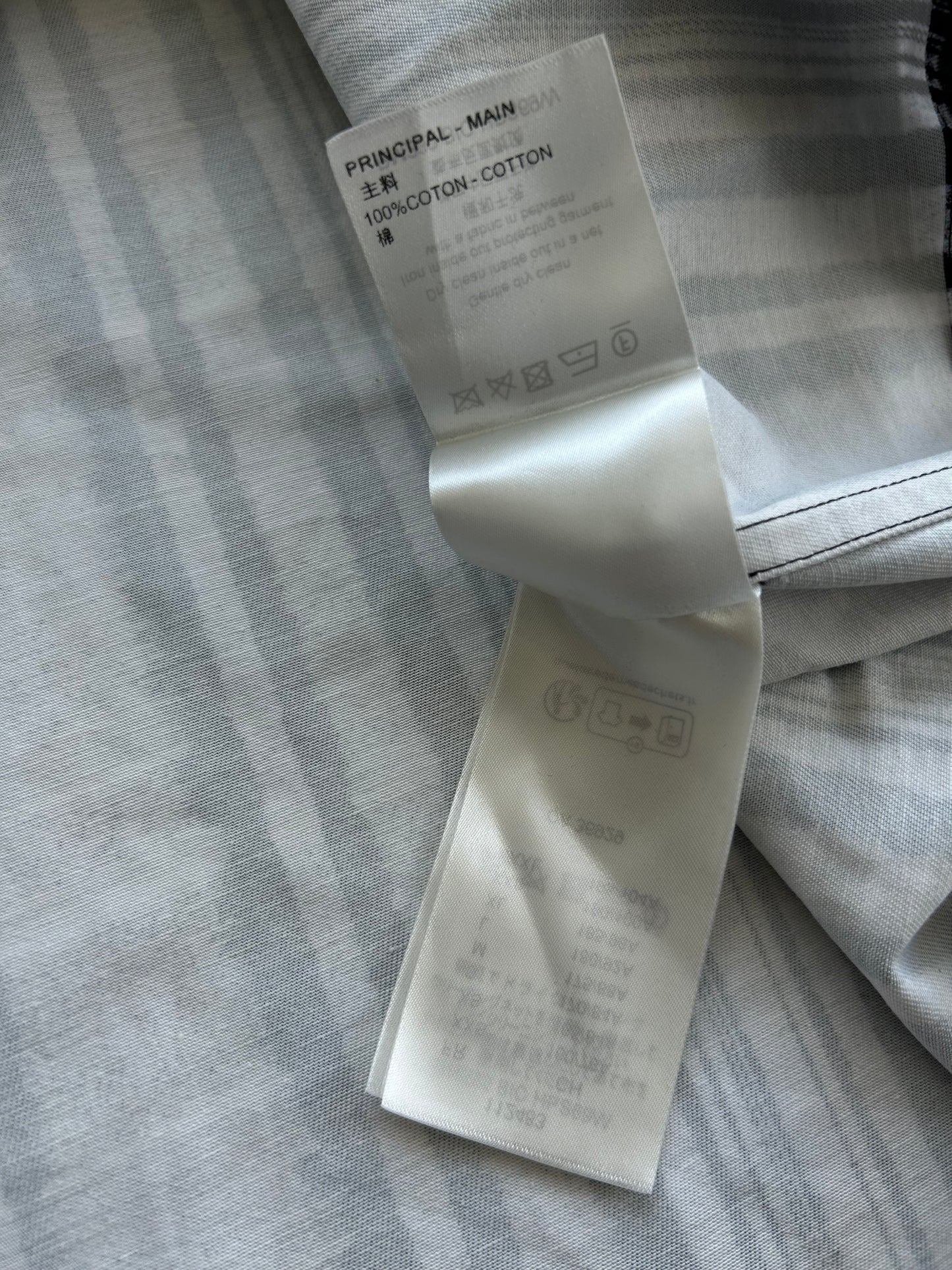 Louis Vuitton Grey & Black Plaid Blurry Vision of a Bright Future Button Up Shirt