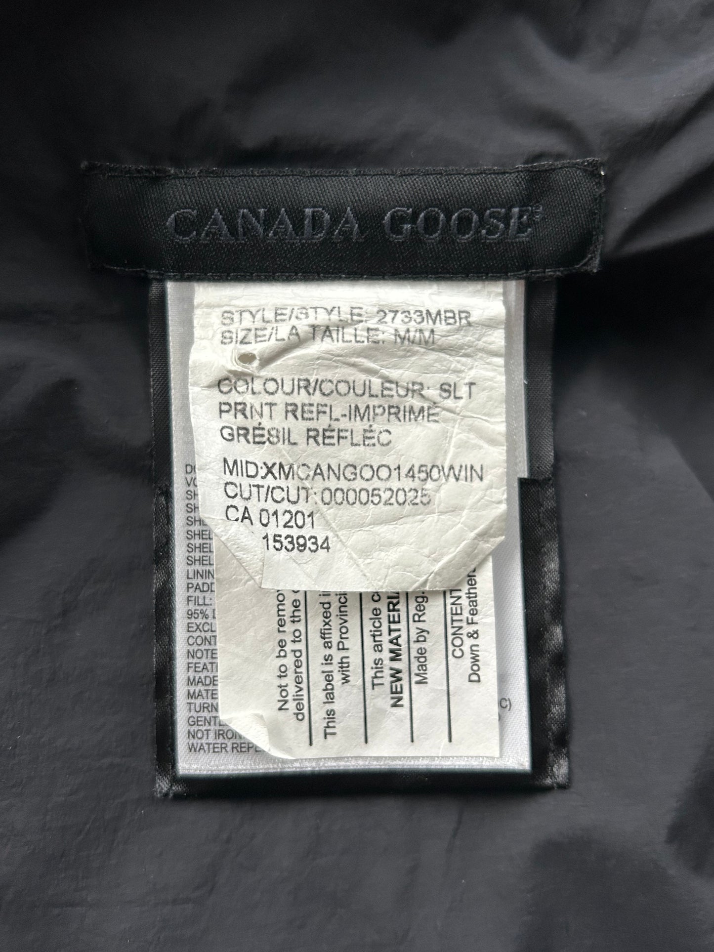 Canada Goose Black Reflective Hybridge CW Black Label Men's Jacket