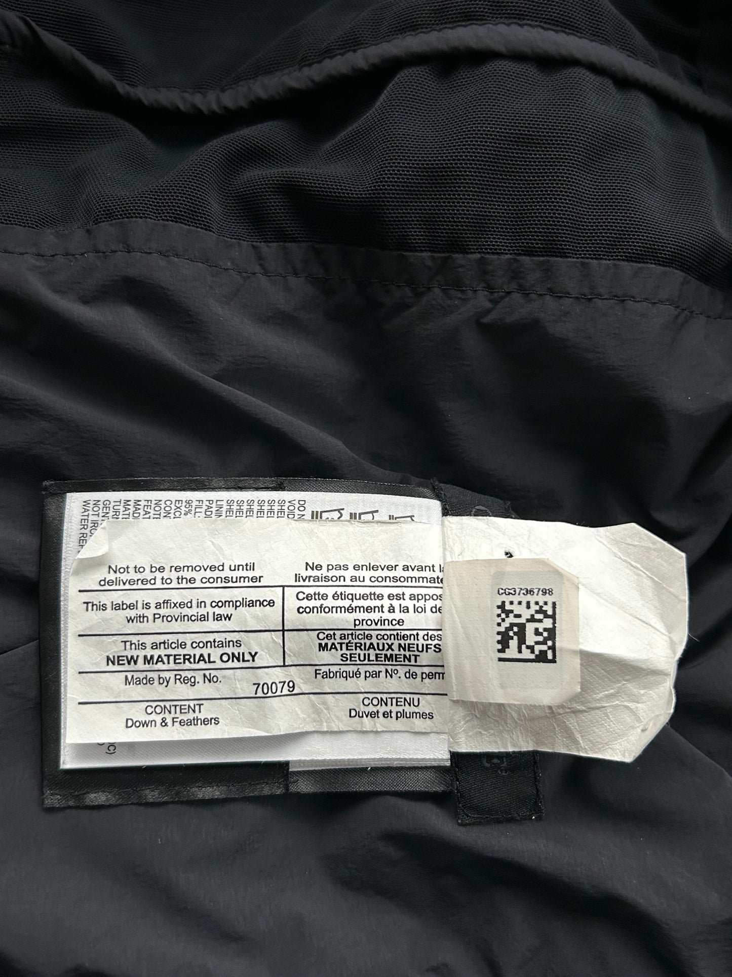 Canada Goose Black Reflective Hybridge CW Black Label Men's Jacket