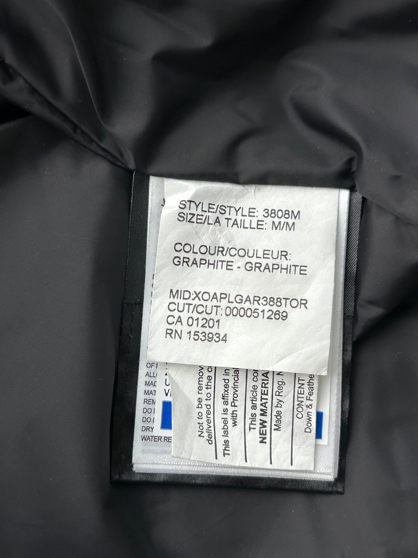 Canada Goose Graphite Wyndham Men's Jacket