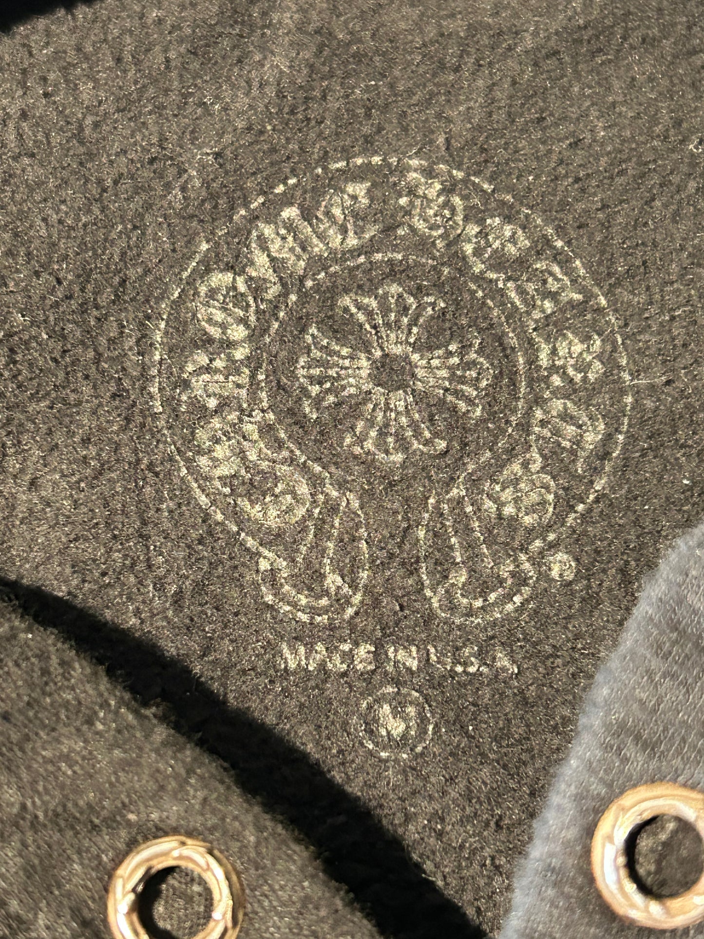 Chrome Hearts Black & White T-Bar Logo Hoodie