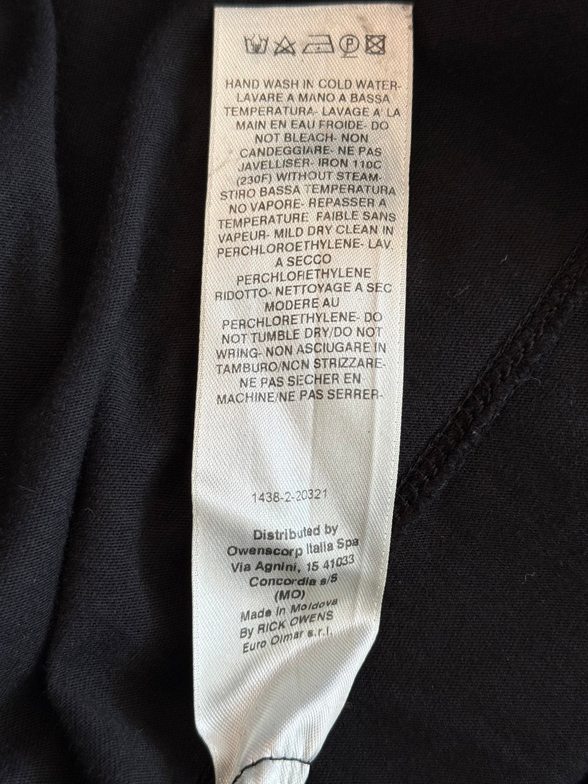 Rick Owens Black Level T-Shirt