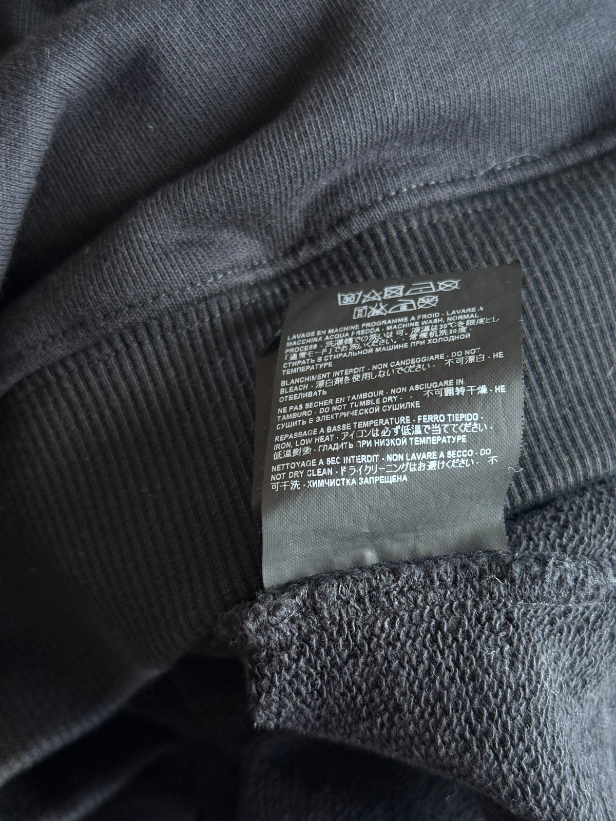 Saint Laurent Black & White Logo Hoodie