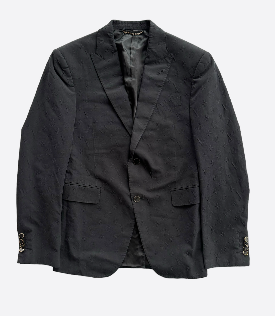 Louis Vuitton Black Monogram Suit Jacket
