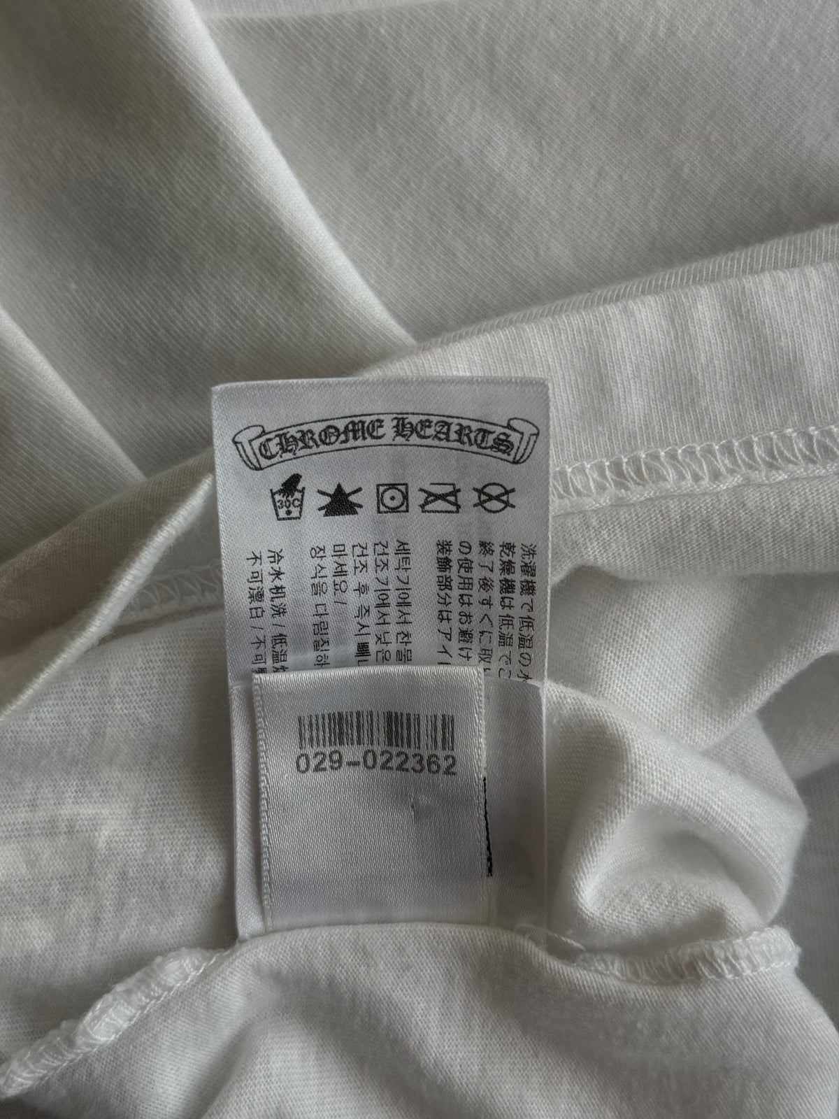 Chrome Hearts White & Black Welcome To Las Vegas T-Shirt