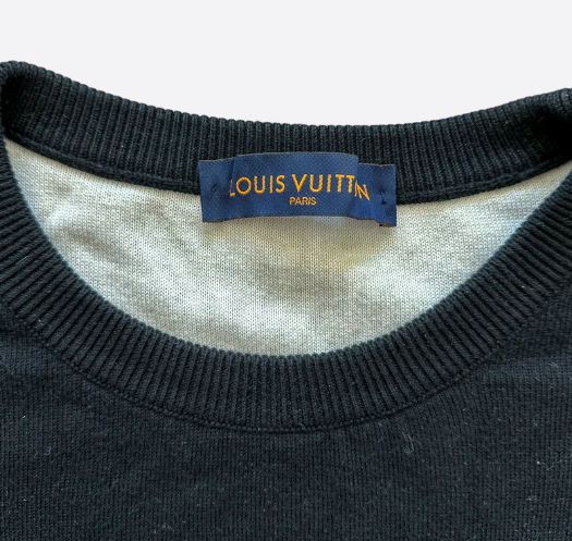 Louis Vuitton Black & White Gradient Monogram Sweater