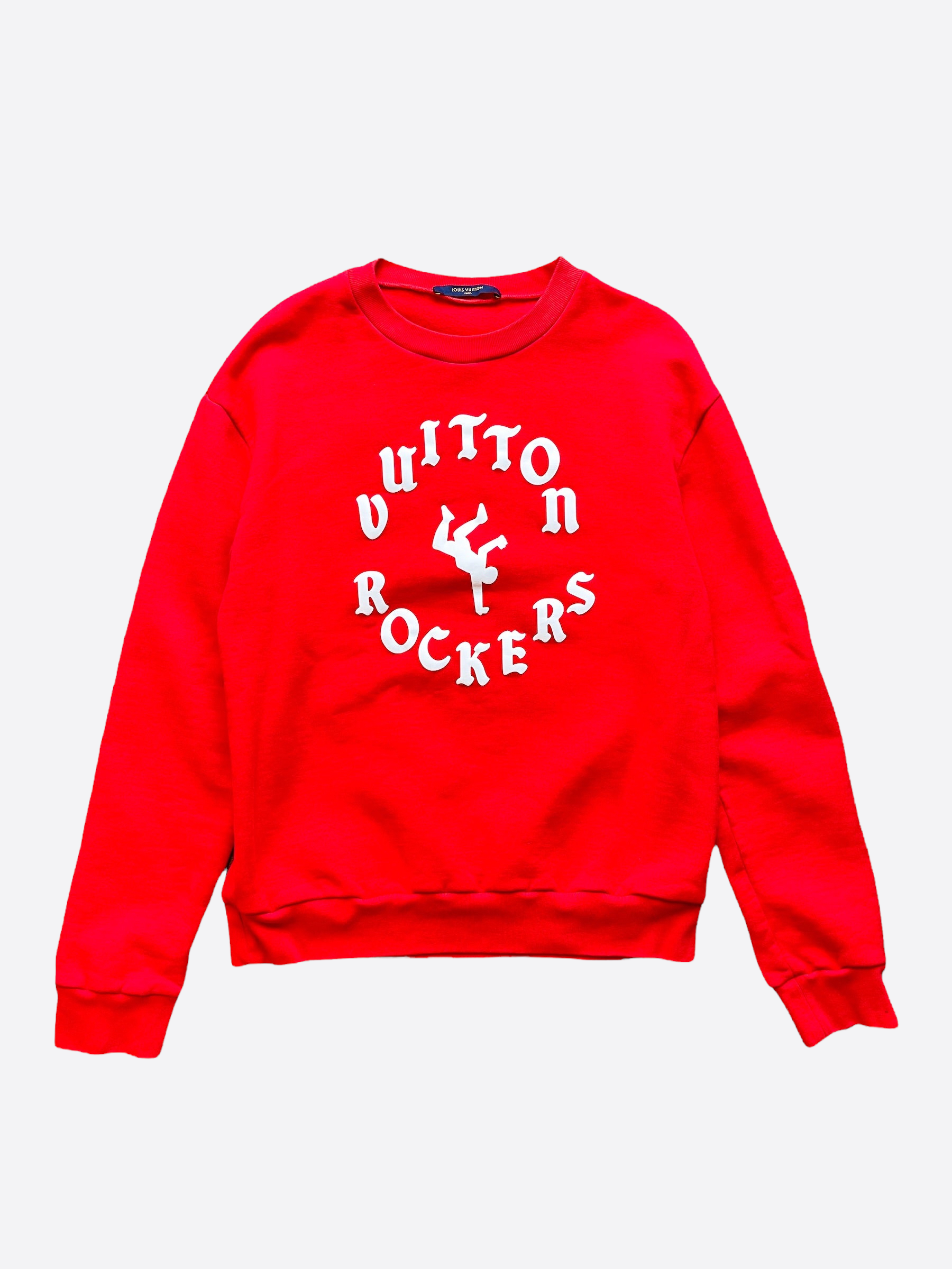 Louis Vuitton Red Vuitton Rockers Sweater – Savonches Louis Vuitton Red Vuitton Rockers Sweater – Savonches