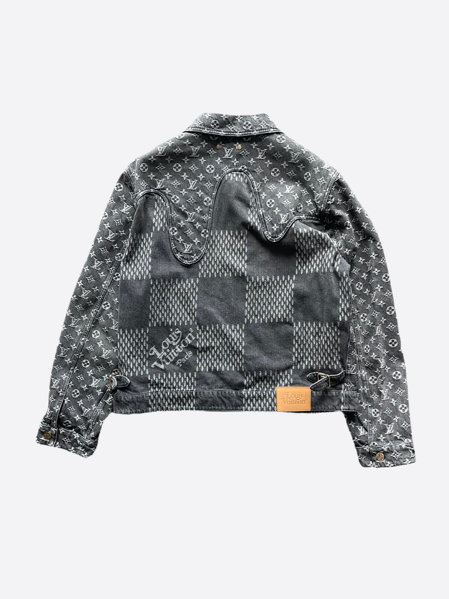 Louis Vuitton Nigo Grey Monogram Denim Jacket