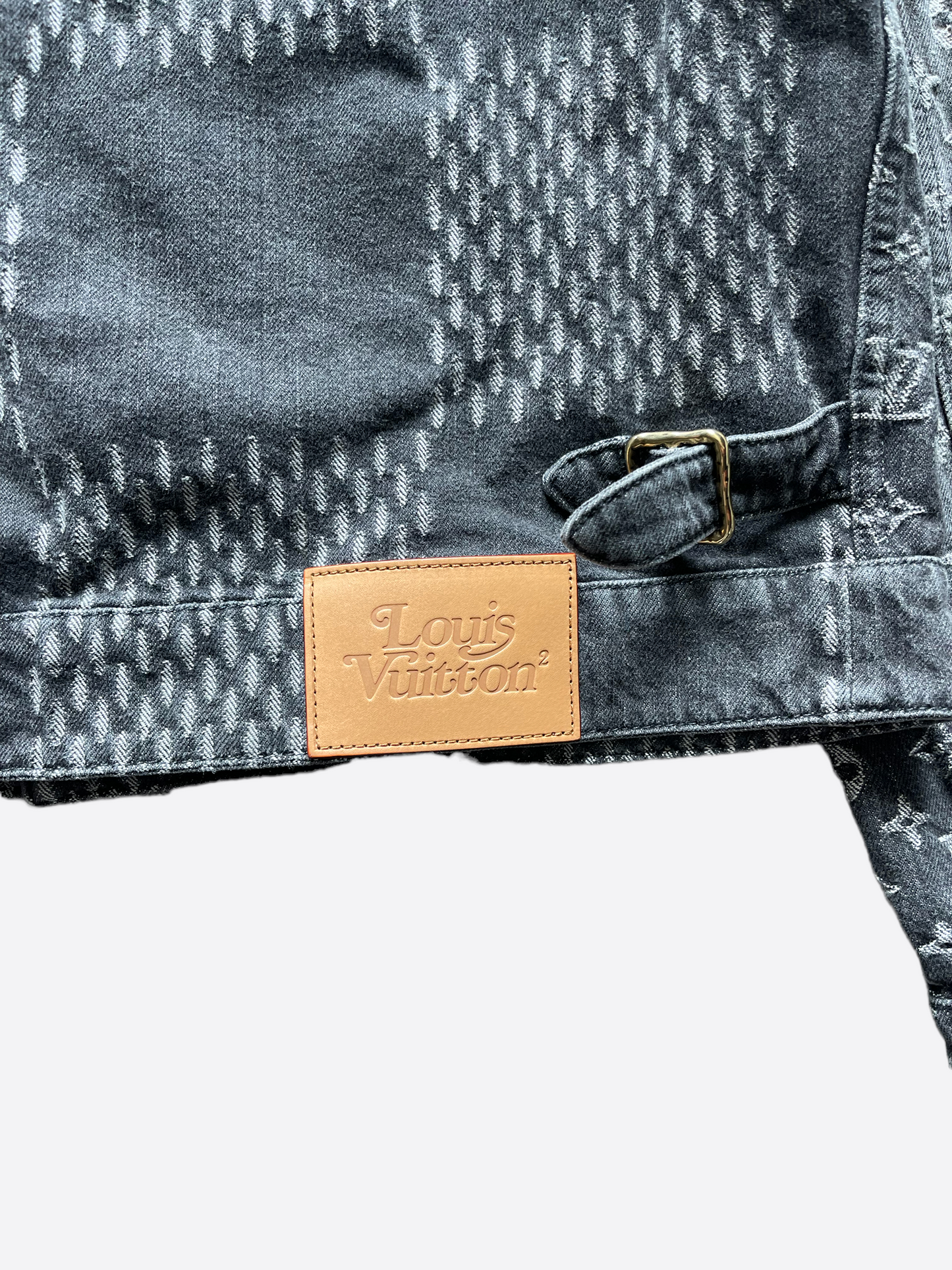 Louis Vuitton Nigo Grey Monogram Denim Jacket