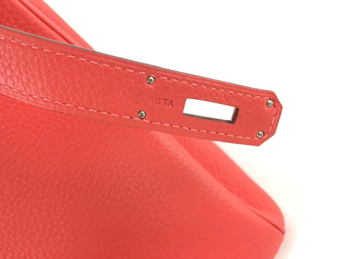 Hermès Rose Tyrien Togo Leather Birkin 30