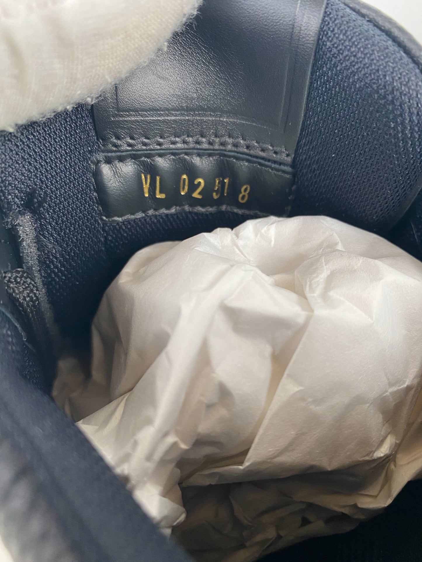 Louis Vuitton Black Signature Trainer