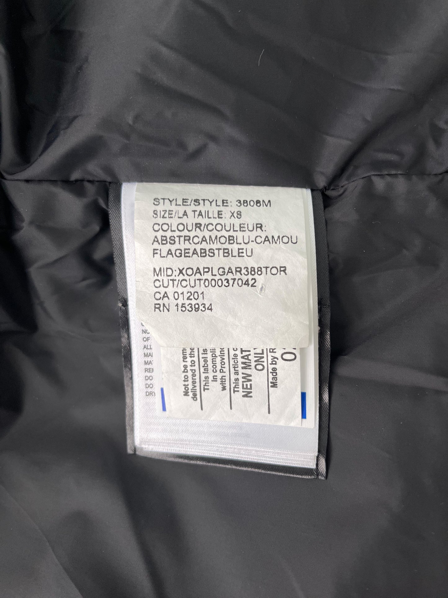 Canada Goose Blue Abstract Wyndham Parka