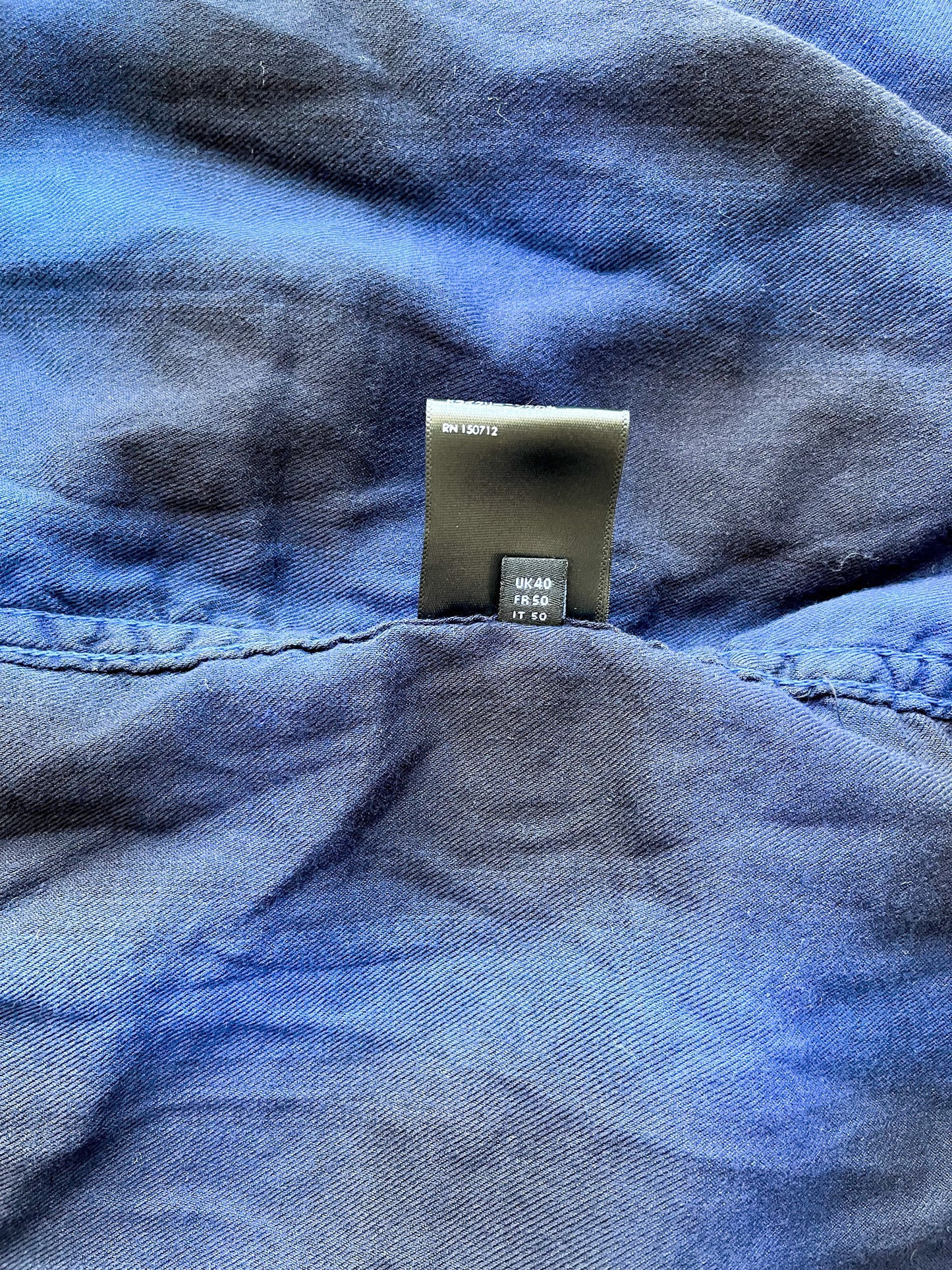 Amiri Blue Button Up Shirt