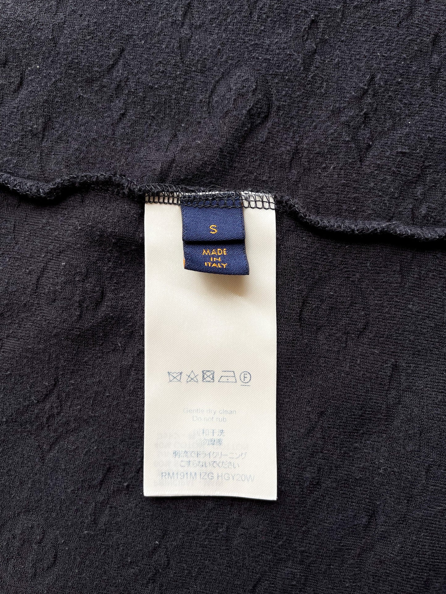 Louis Vuitton Black Monogram Towel T-Shirt