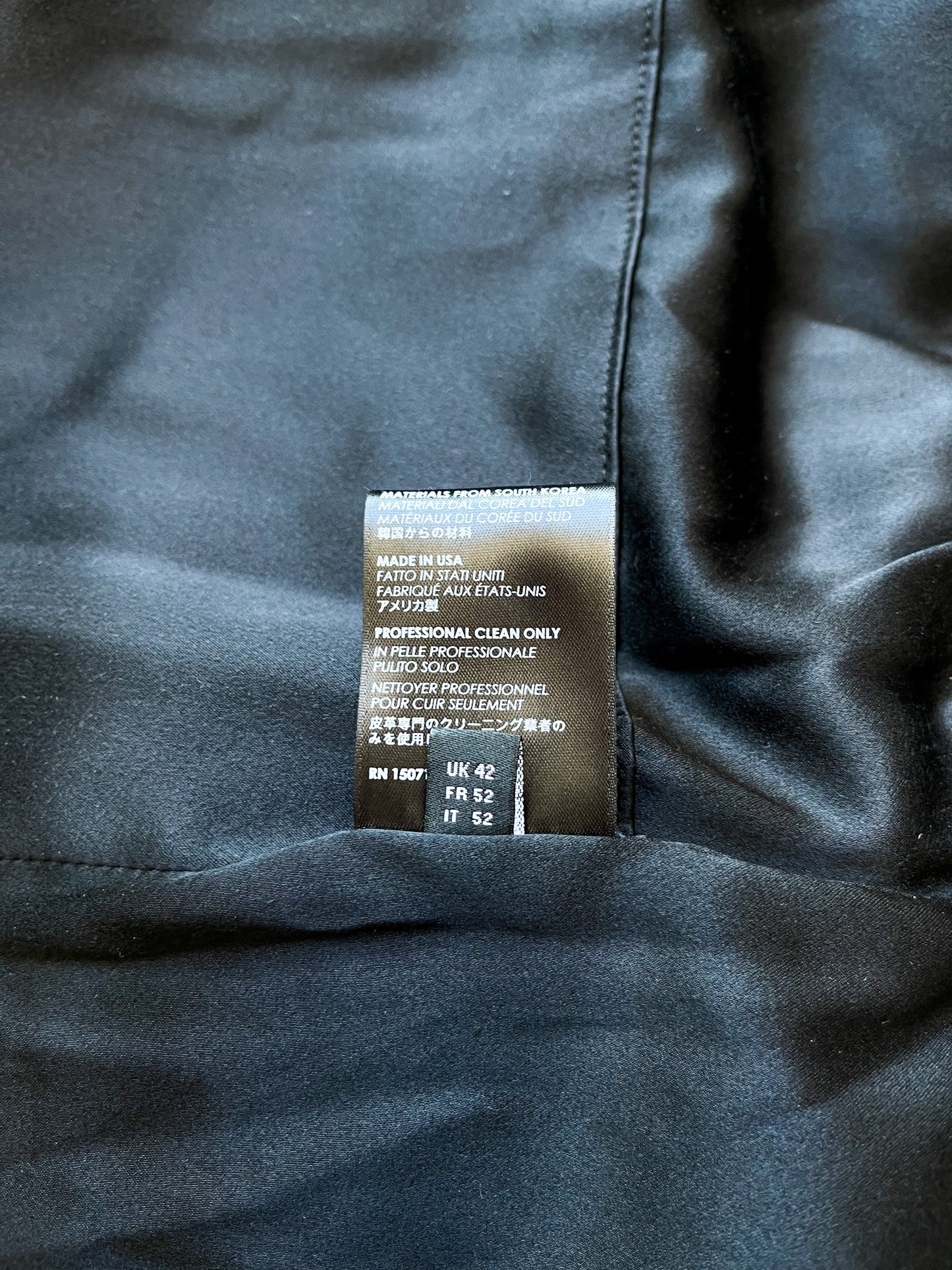 Amiri Black Forever Silk Jacket