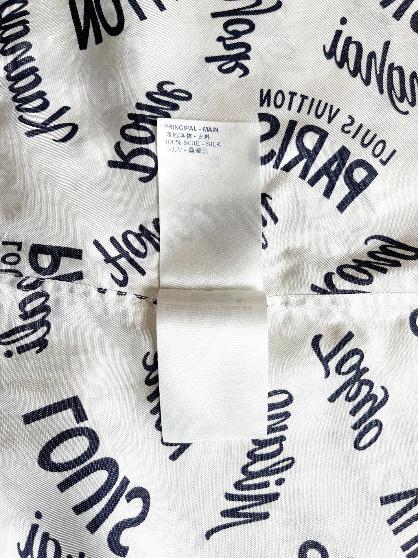 Louis Vuitton White Cities Silk Shirt