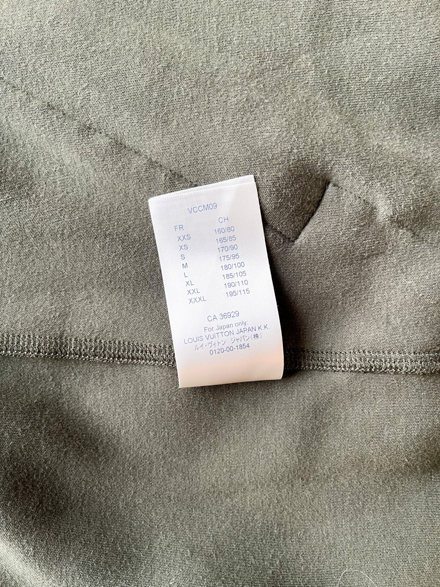 Louis Vuitton Olive Staples Zip Up Hoodie