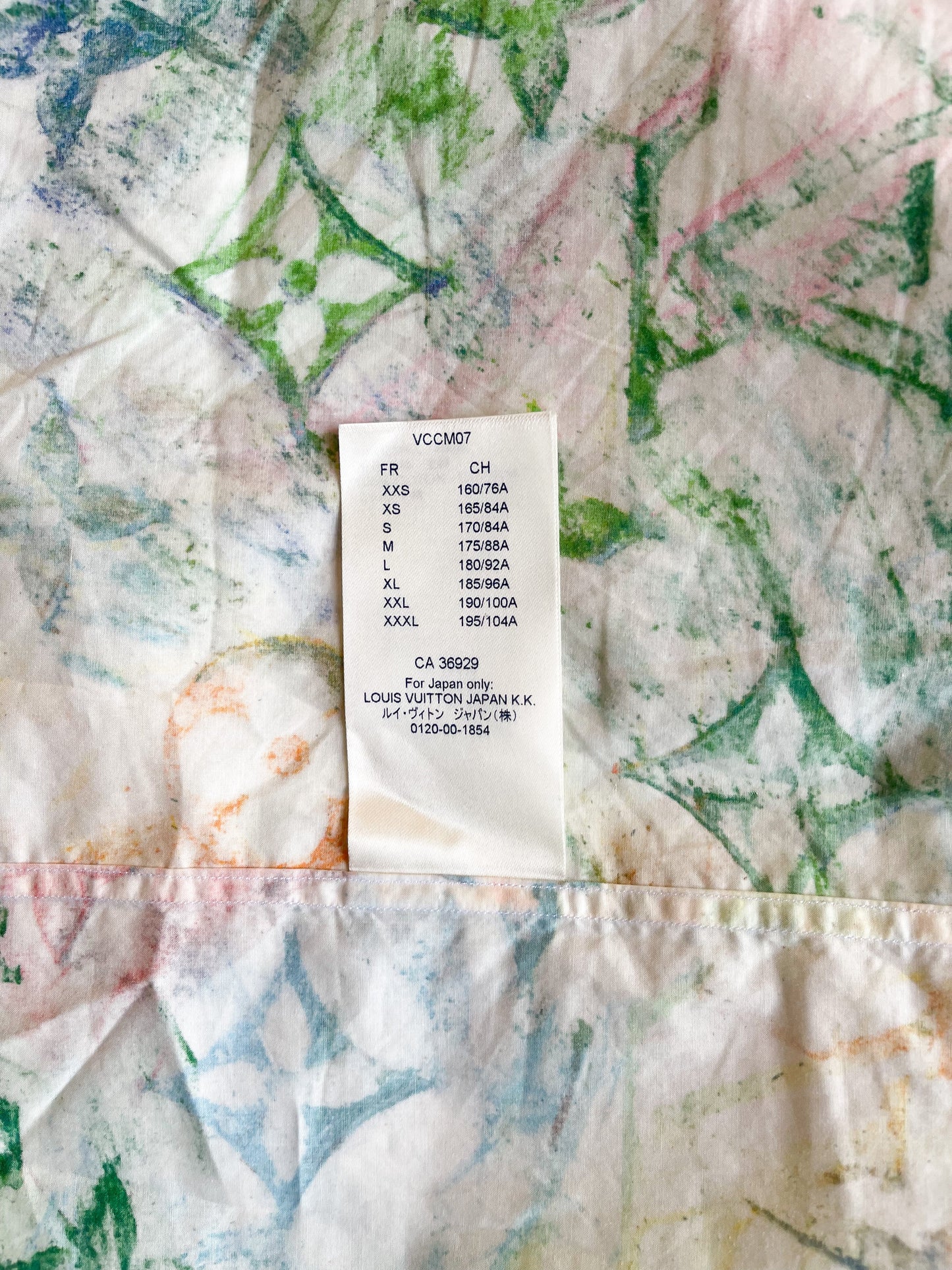 Louis Vuitton Pastel Monogram Button Up Shirt