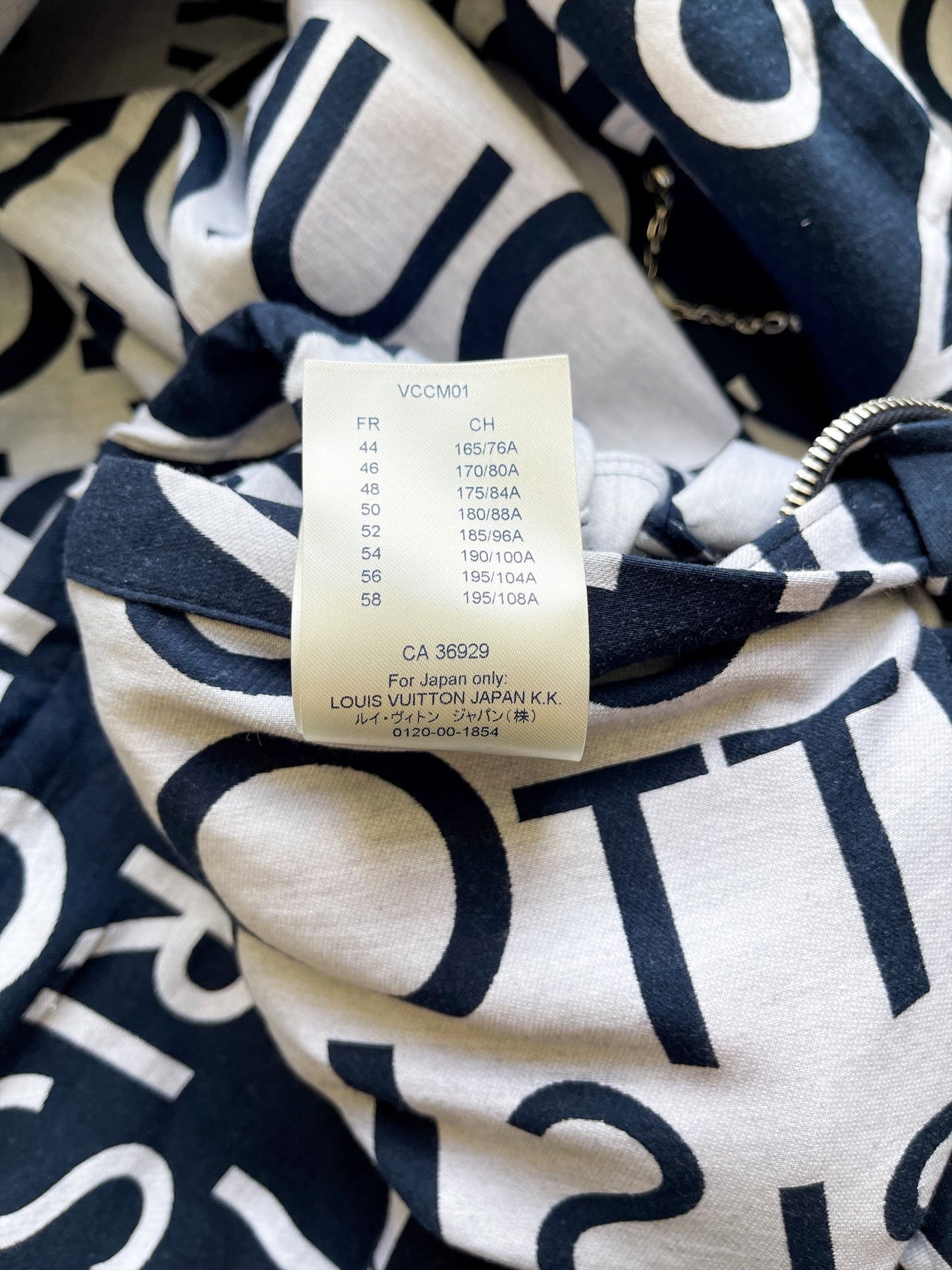 Louis Vuitton Blue & White Galaxy Packable Jacket