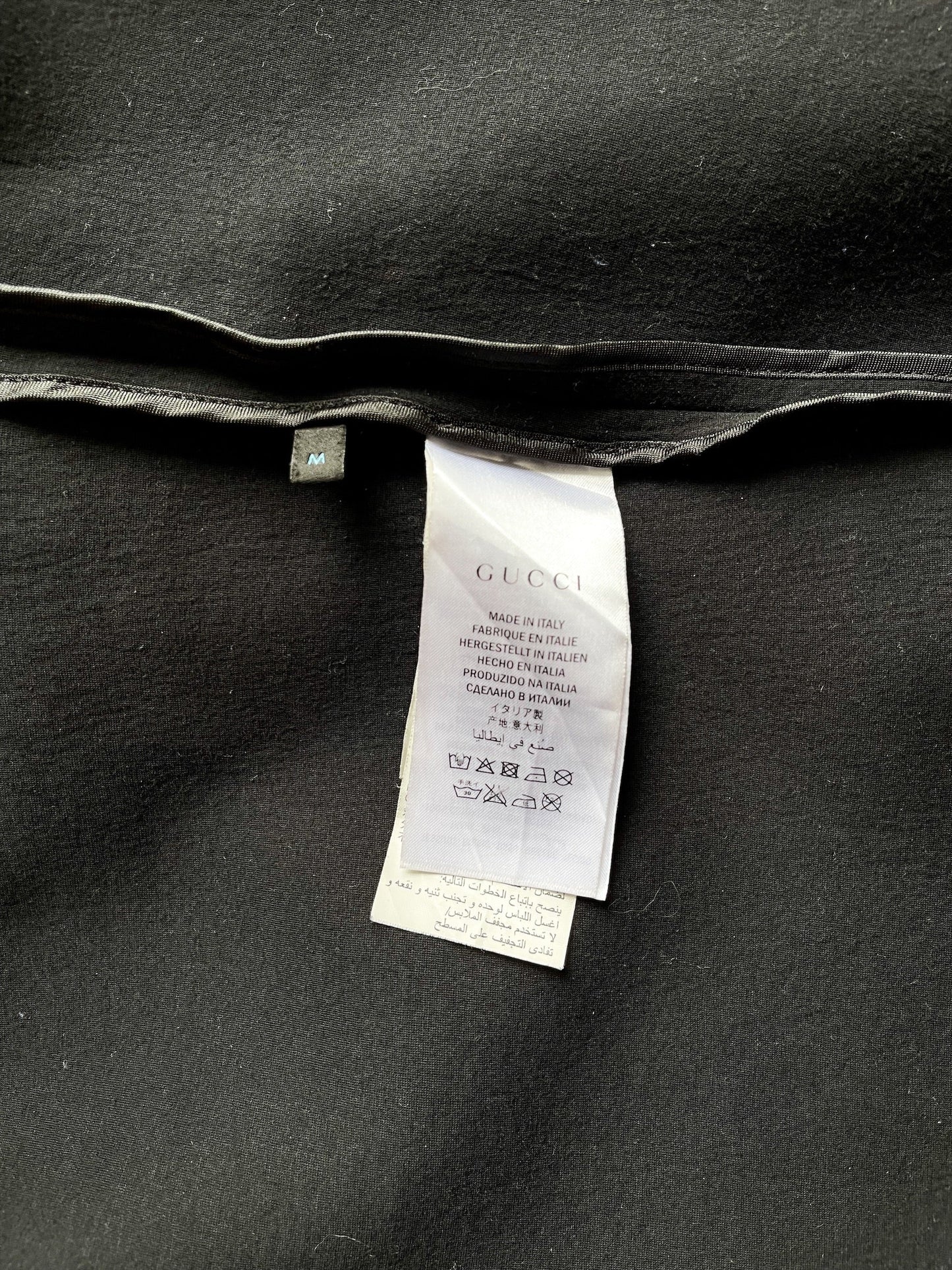 Gucci Ghost Diamond Logo Neoprene Sweater