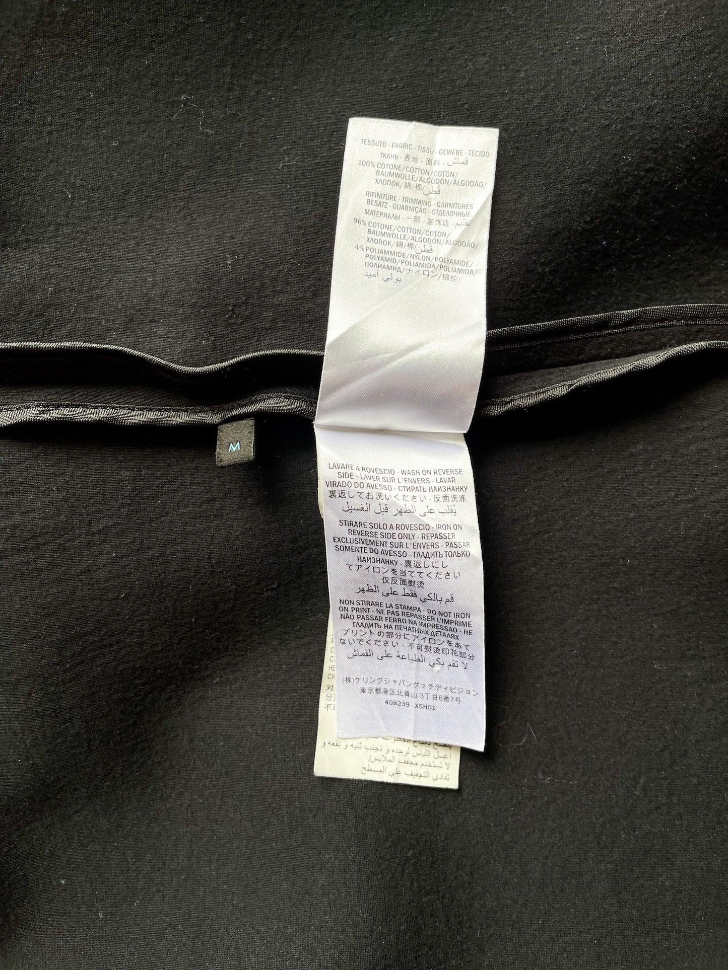 Gucci Ghost Diamond Logo Neoprene Sweater