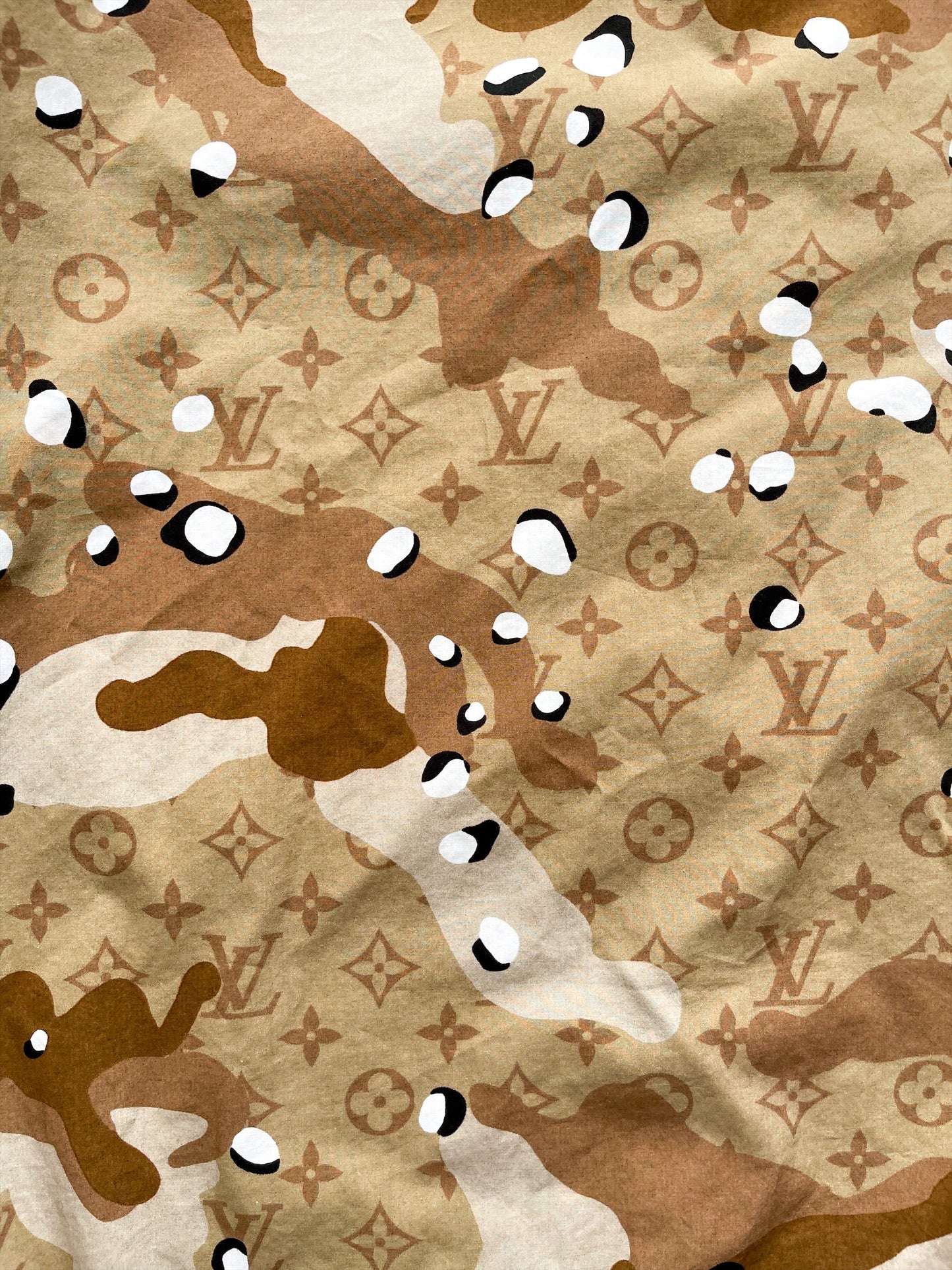 Louis Vuitton Desert Camo Button Up Shirt