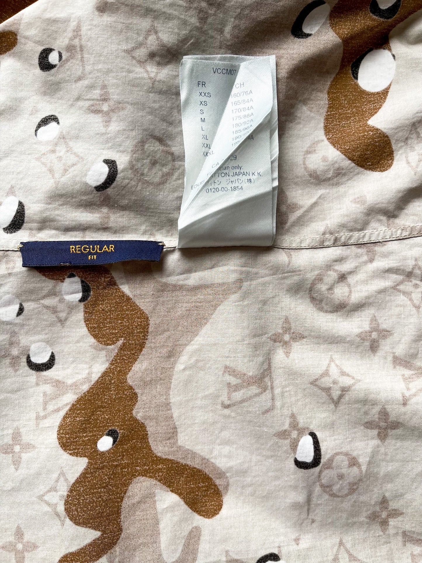 Louis Vuitton Desert Camo Button Up Shirt