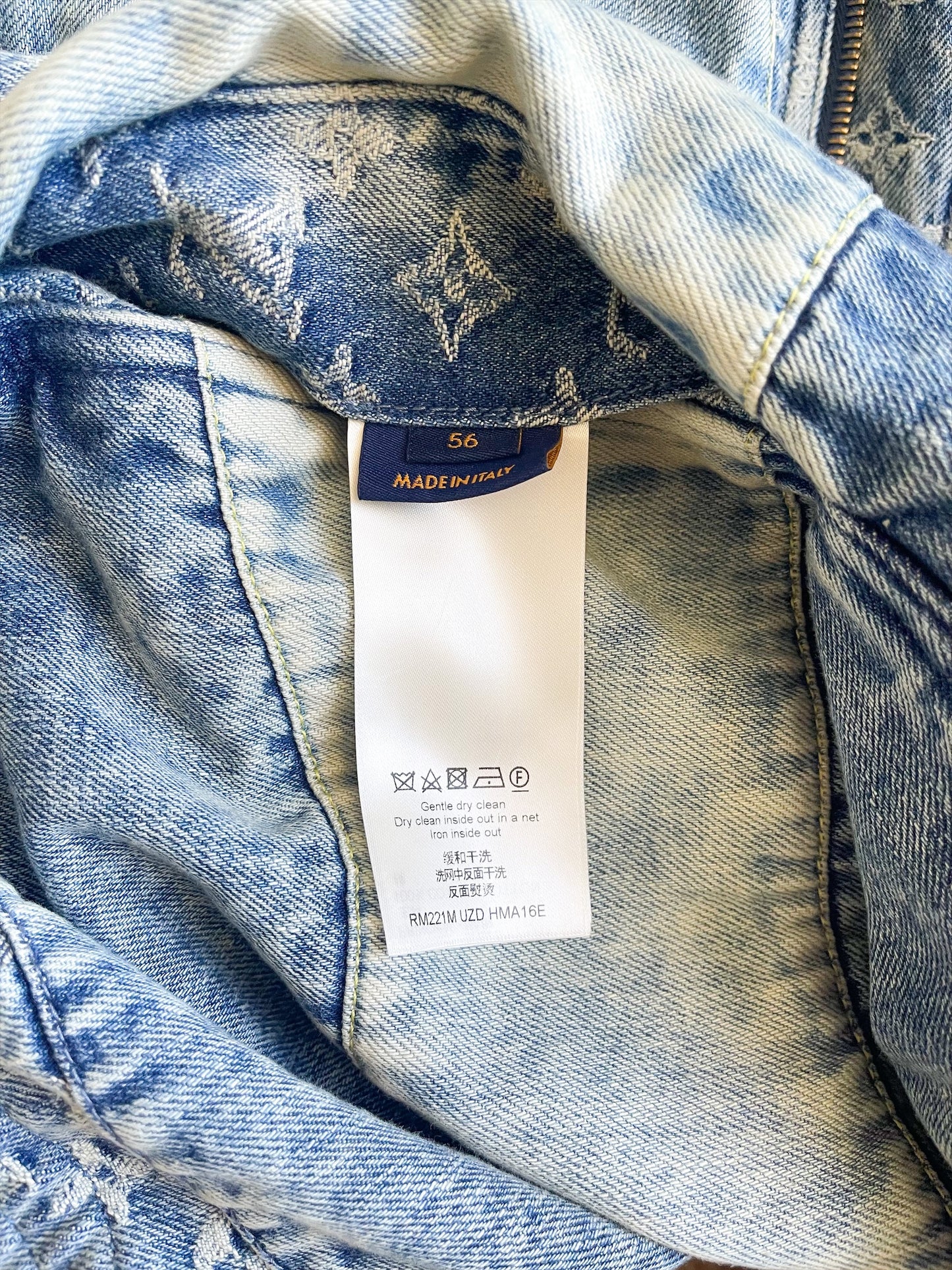 Louis Vuitton Nigo Hooded Denim Jacket