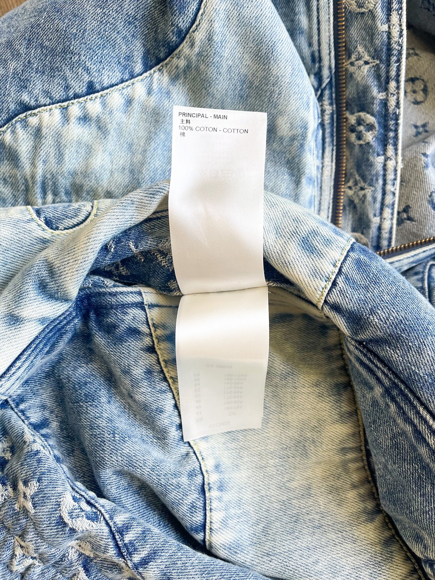Louis Vuitton Nigo Hooded Denim Jacket