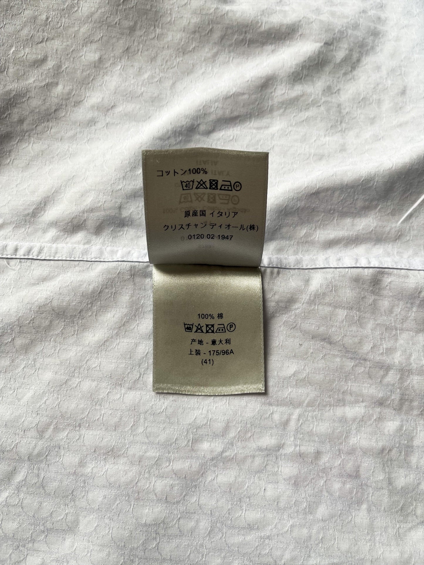 Dior Oblique Light Blue Button Up Shirt