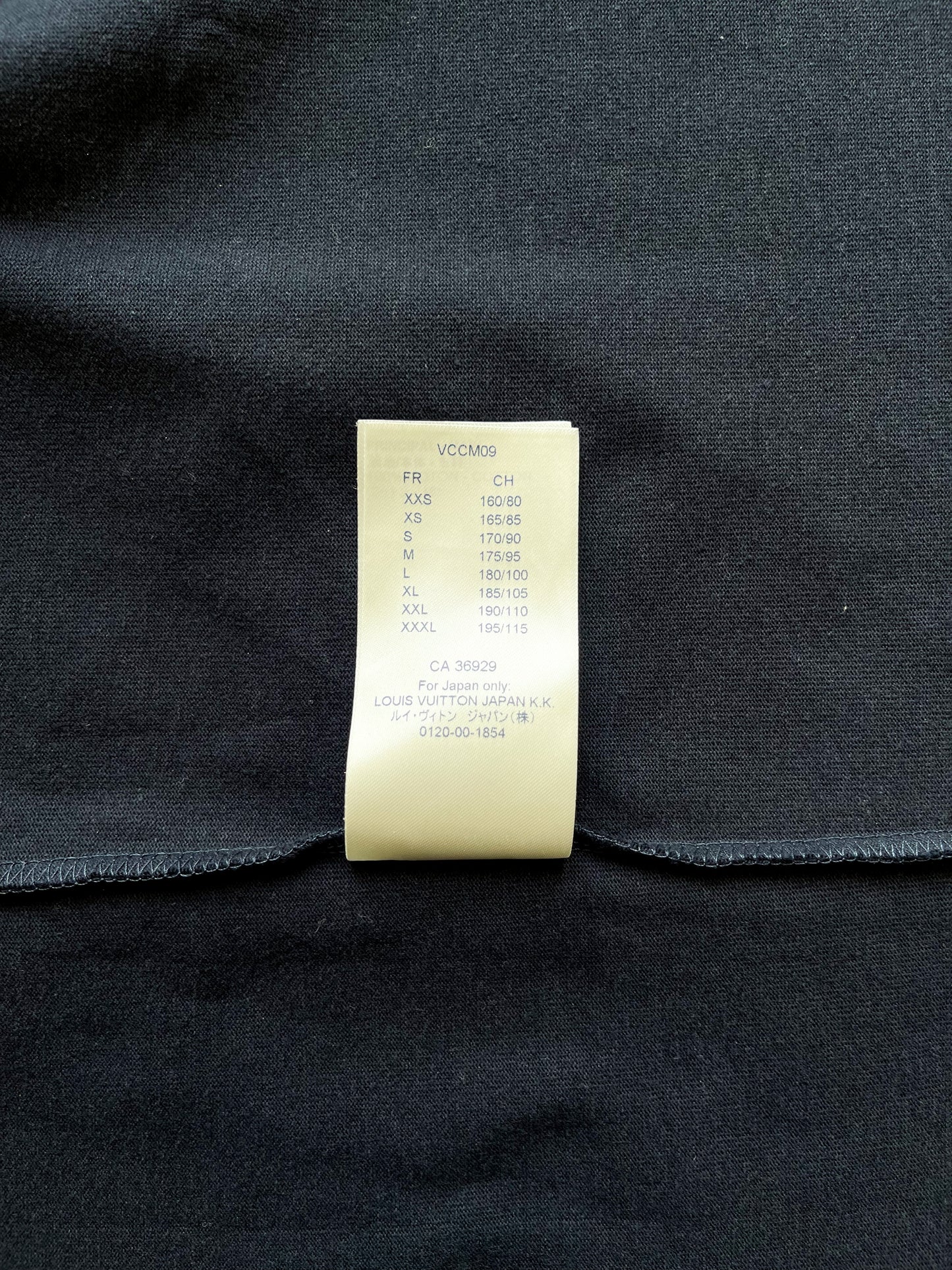 Louis Vuitton Navy Embroidered Flowers Logo Tee