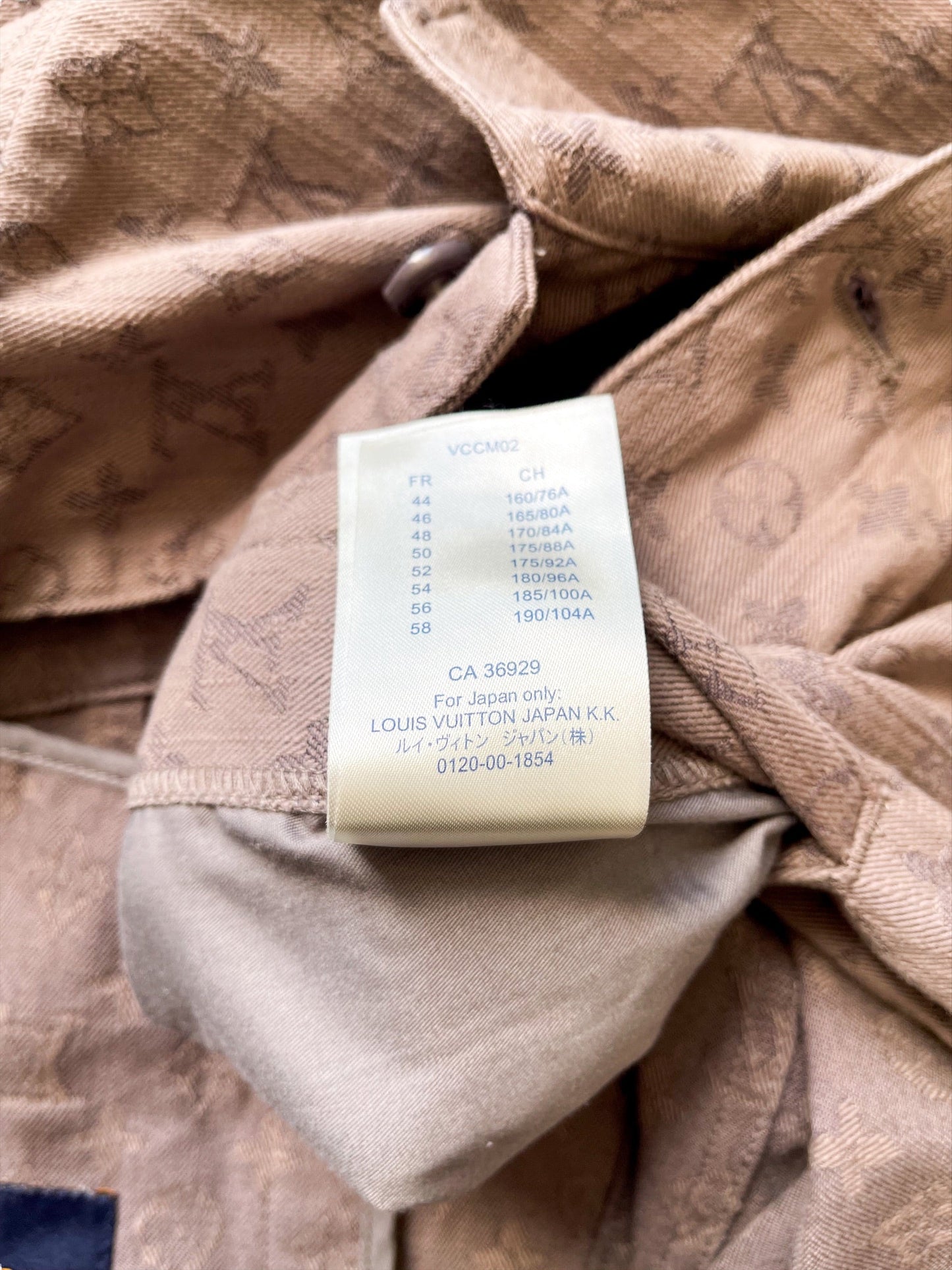 Louis Vuitton Grey Monogram Denim Jacket