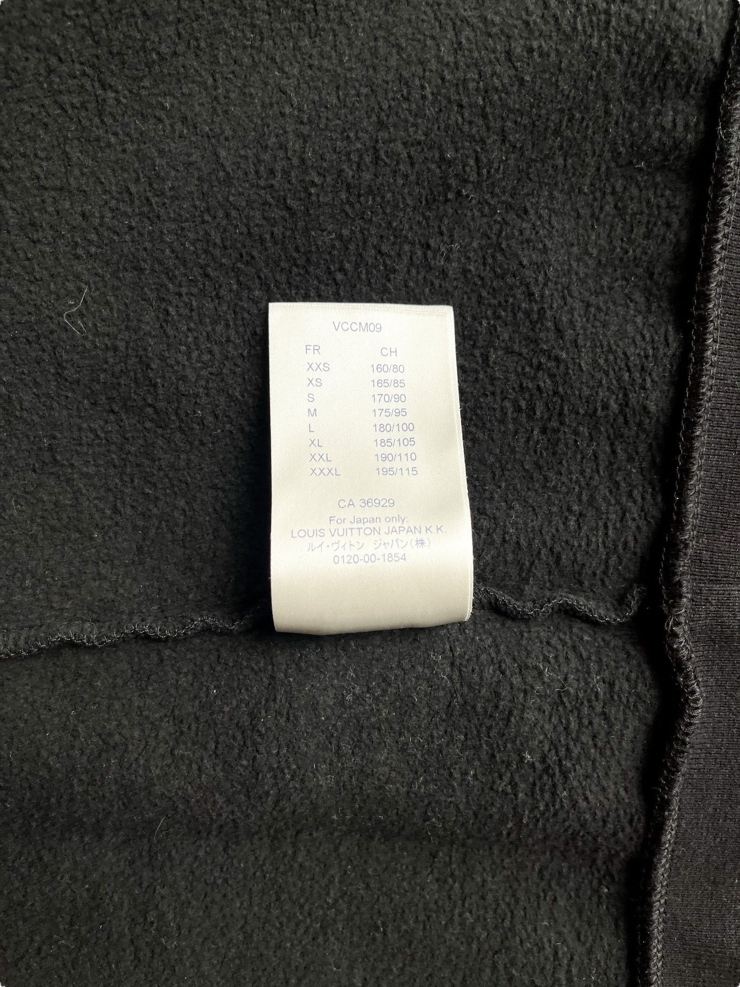 Louis Vuitton Black LV Stitch Crewneck