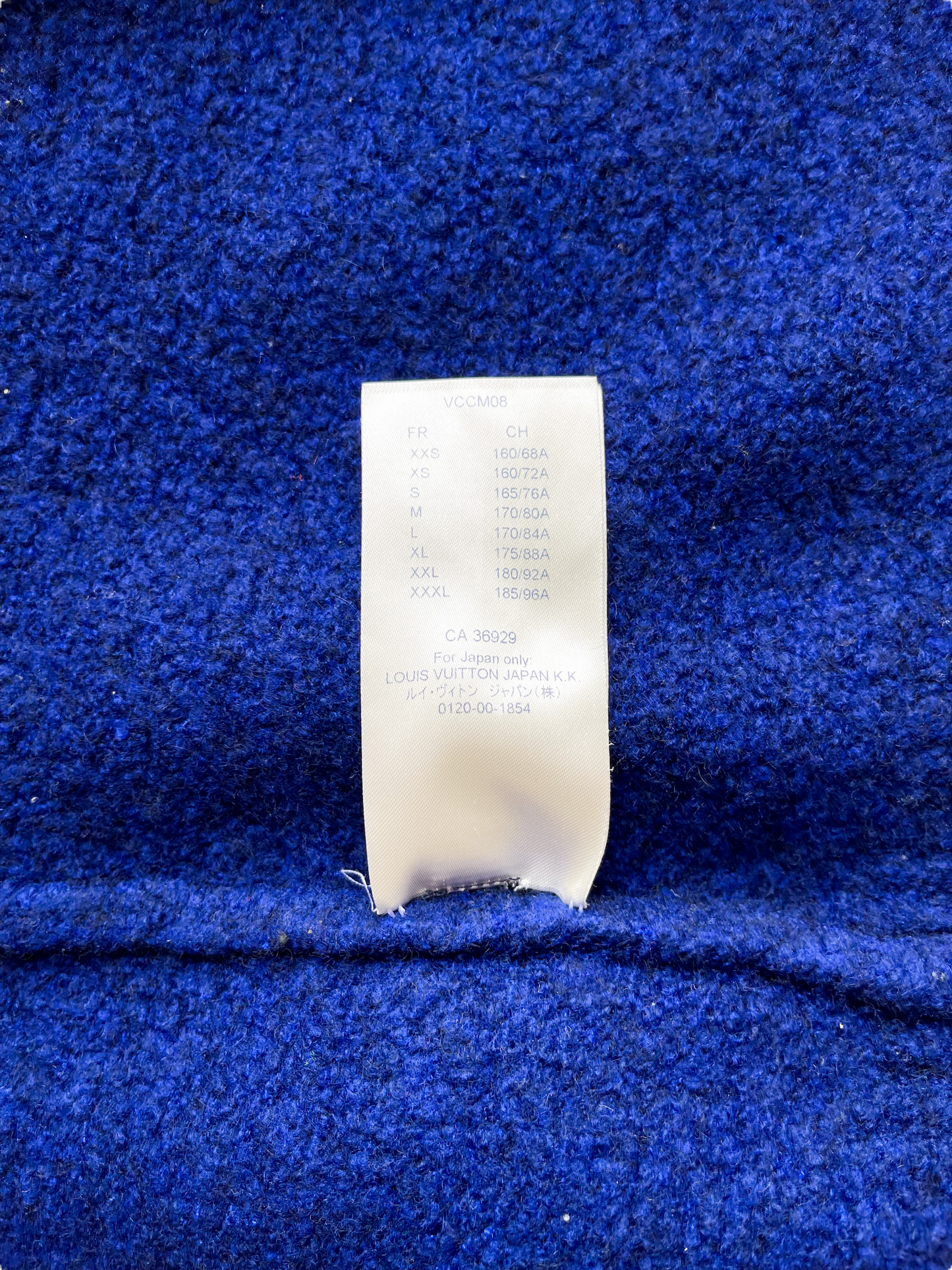 Louis Vuitton Blue Intarsia Logo Sweater