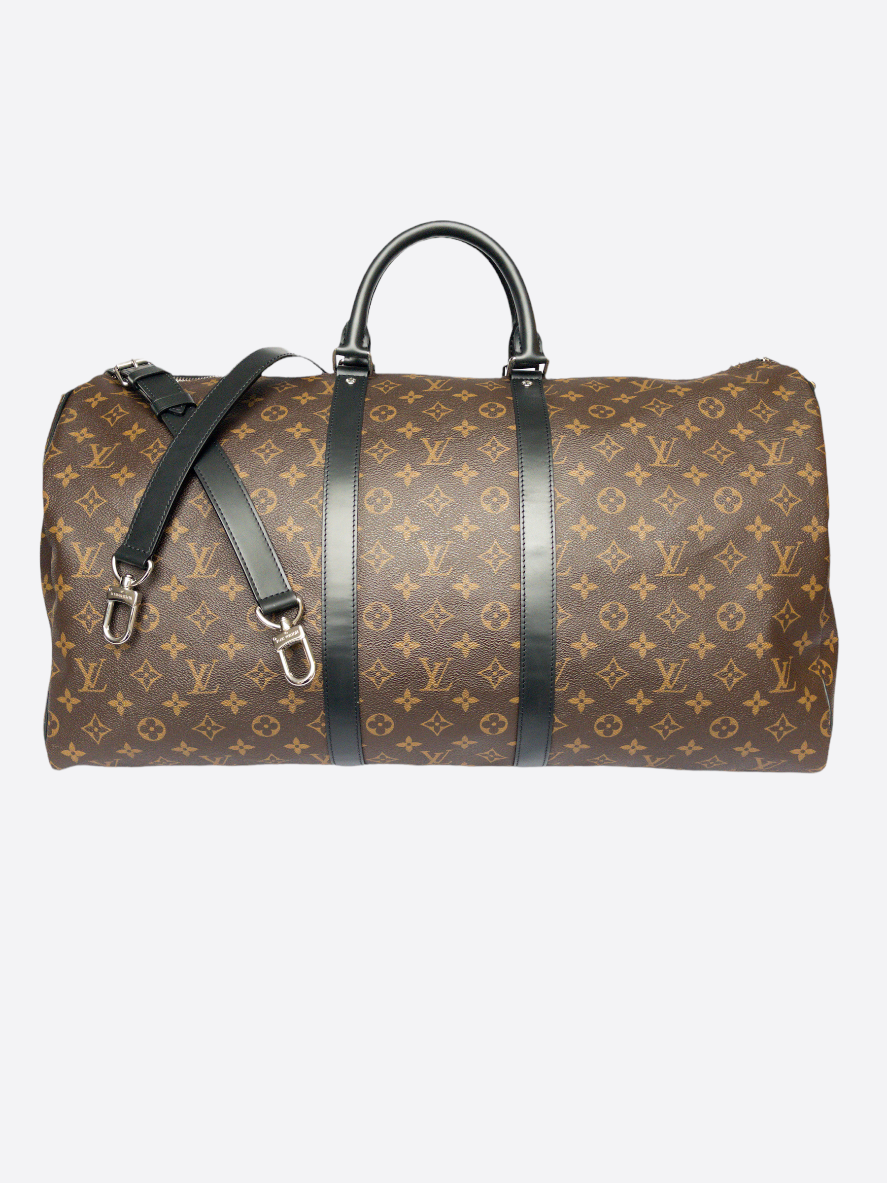 LOUIS VUITTON Keepall 55 bag in brown monogram canvas - VALOIS