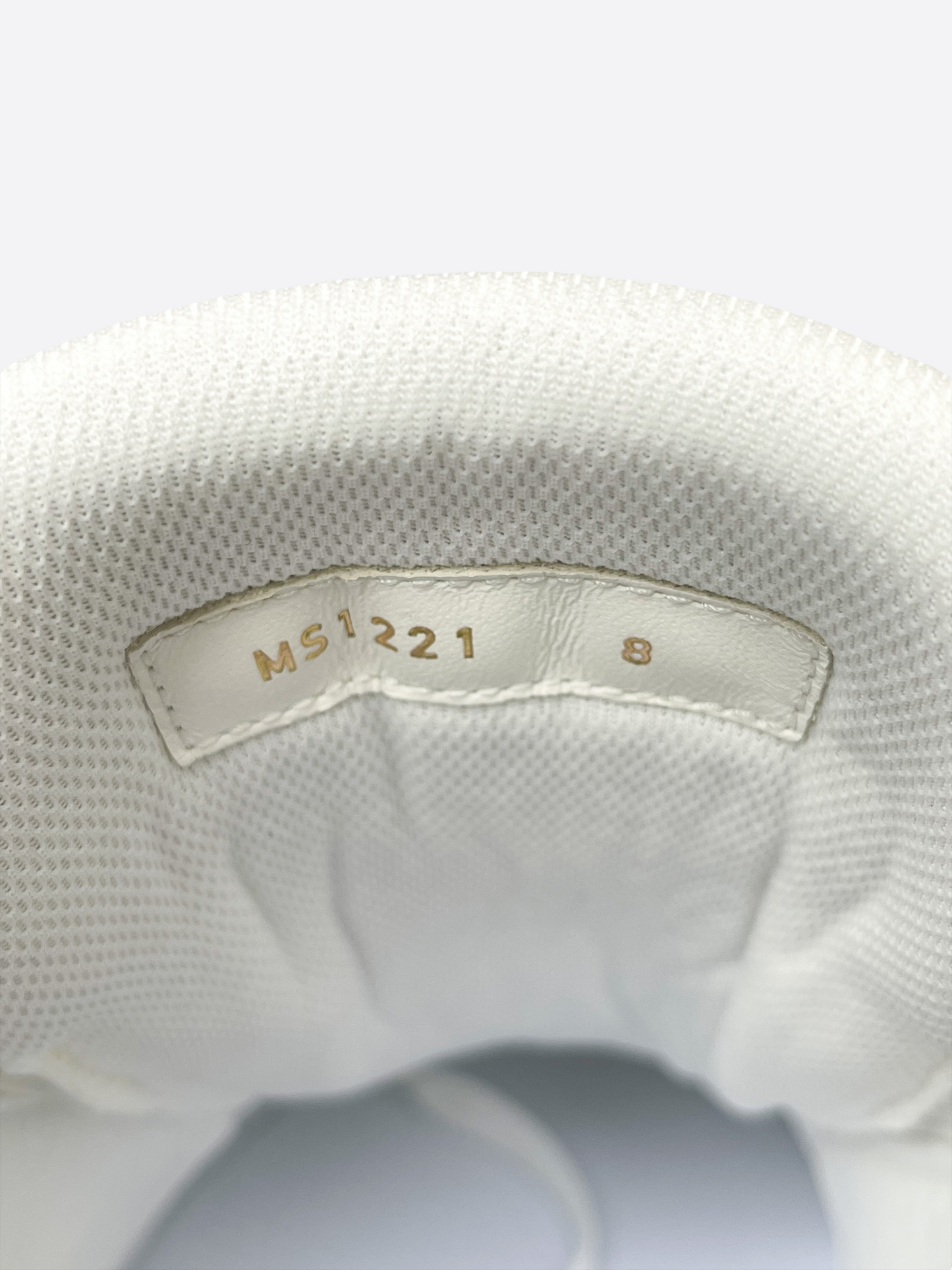 Louis Vuitton Black & White Monogram Trainers