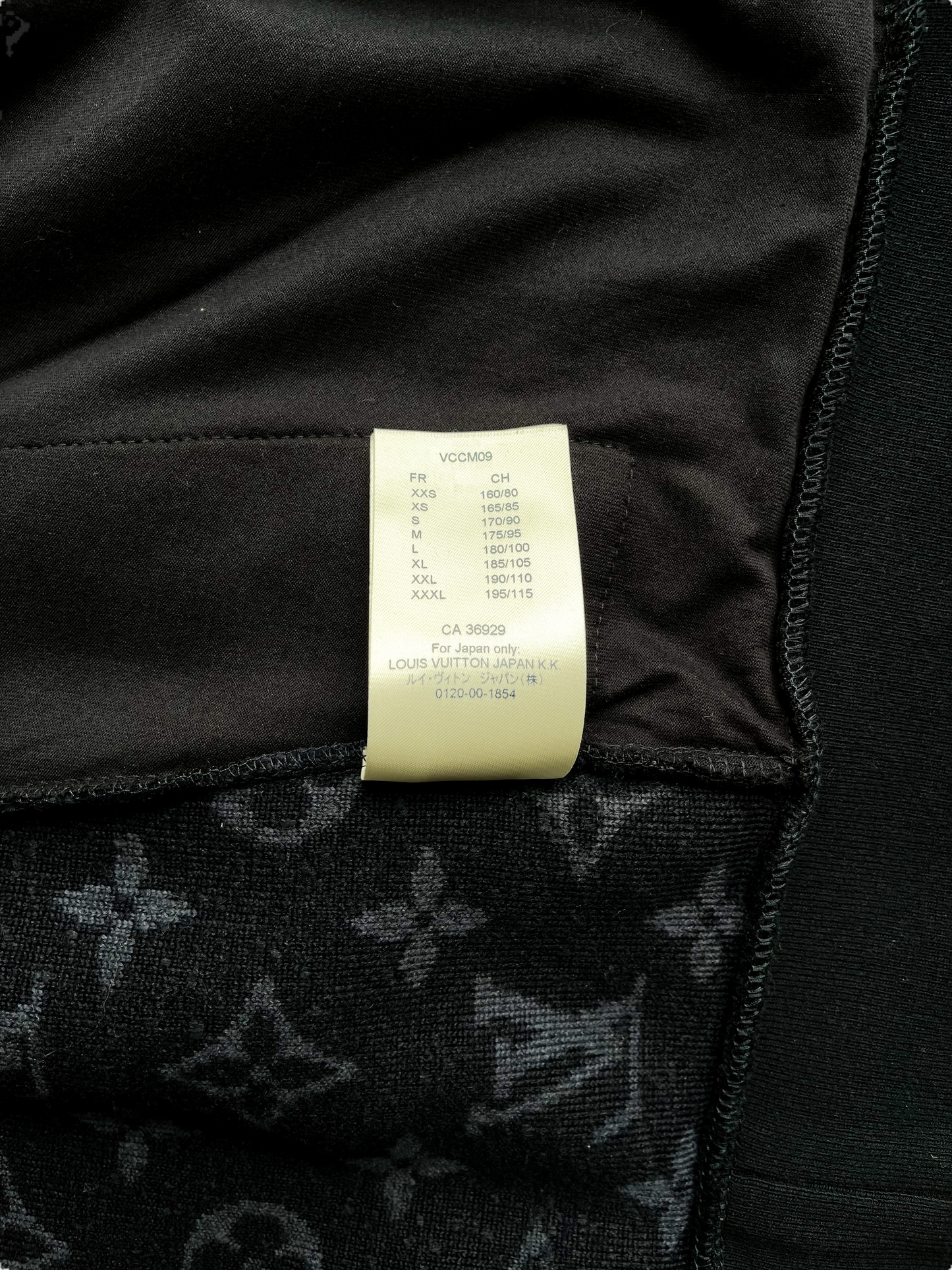 Louis Vuitton Navy Monogram Fleece Jacket