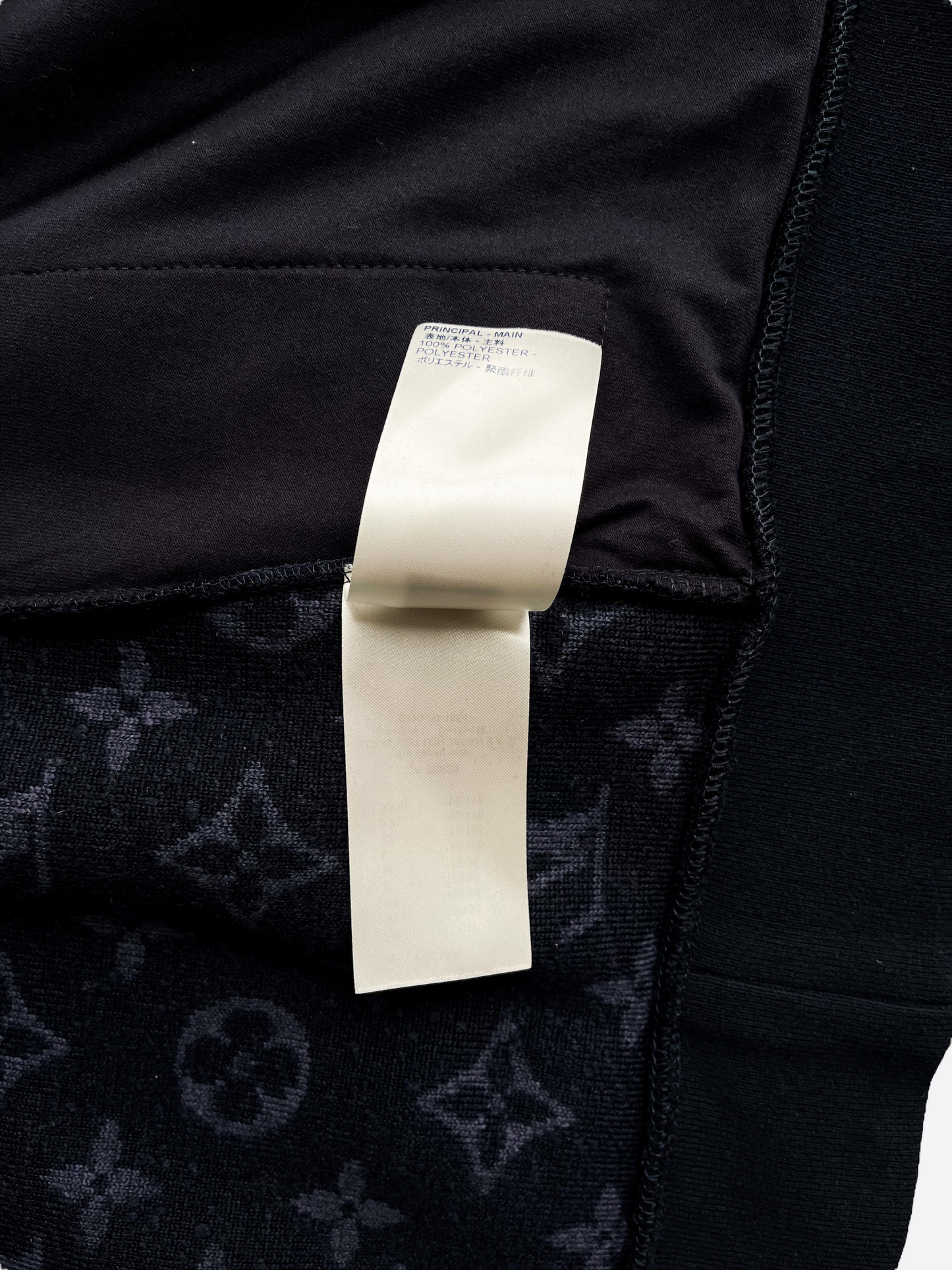 Louis Vuitton Navy Monogram Fleece Jacket